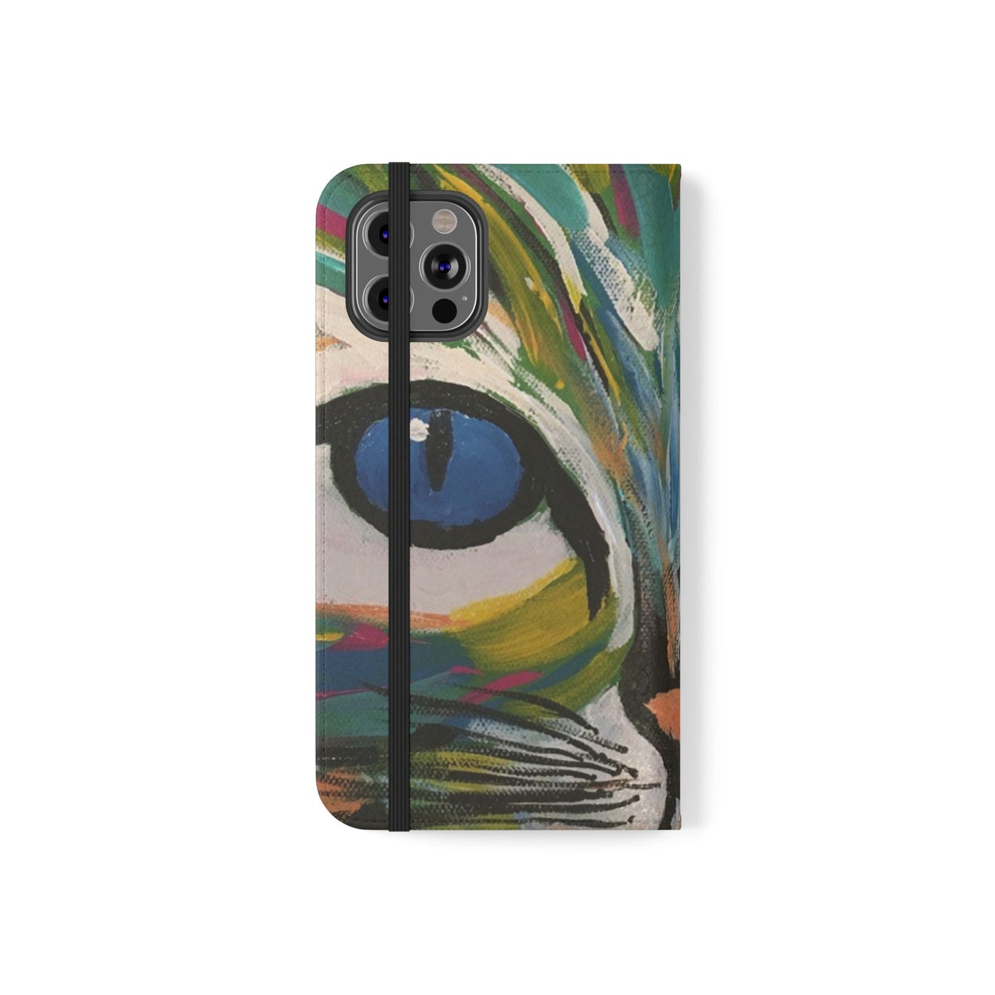 Flip Case-Blue Eyed Cat
