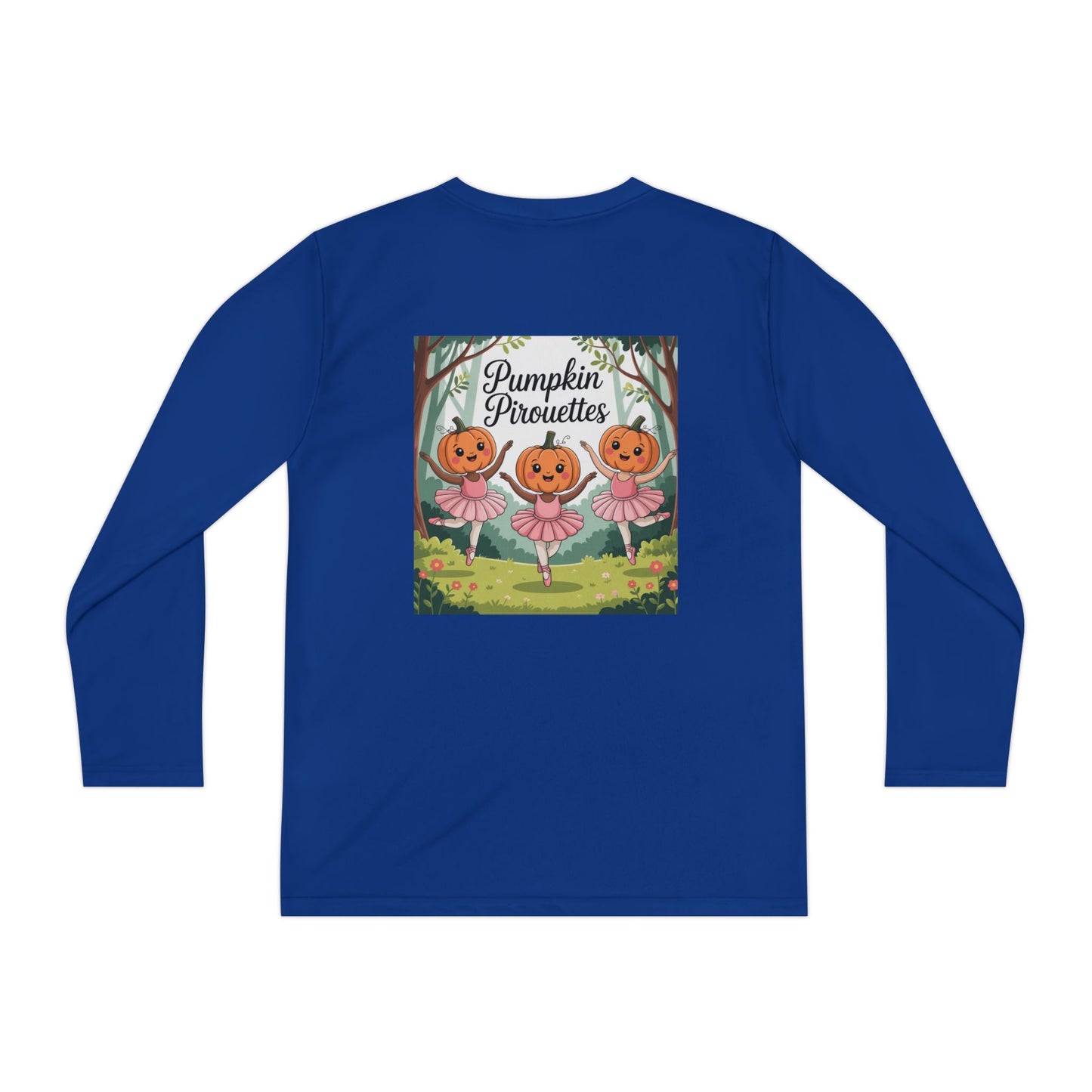 Girl's Long Sleeve Pumpkin Tee