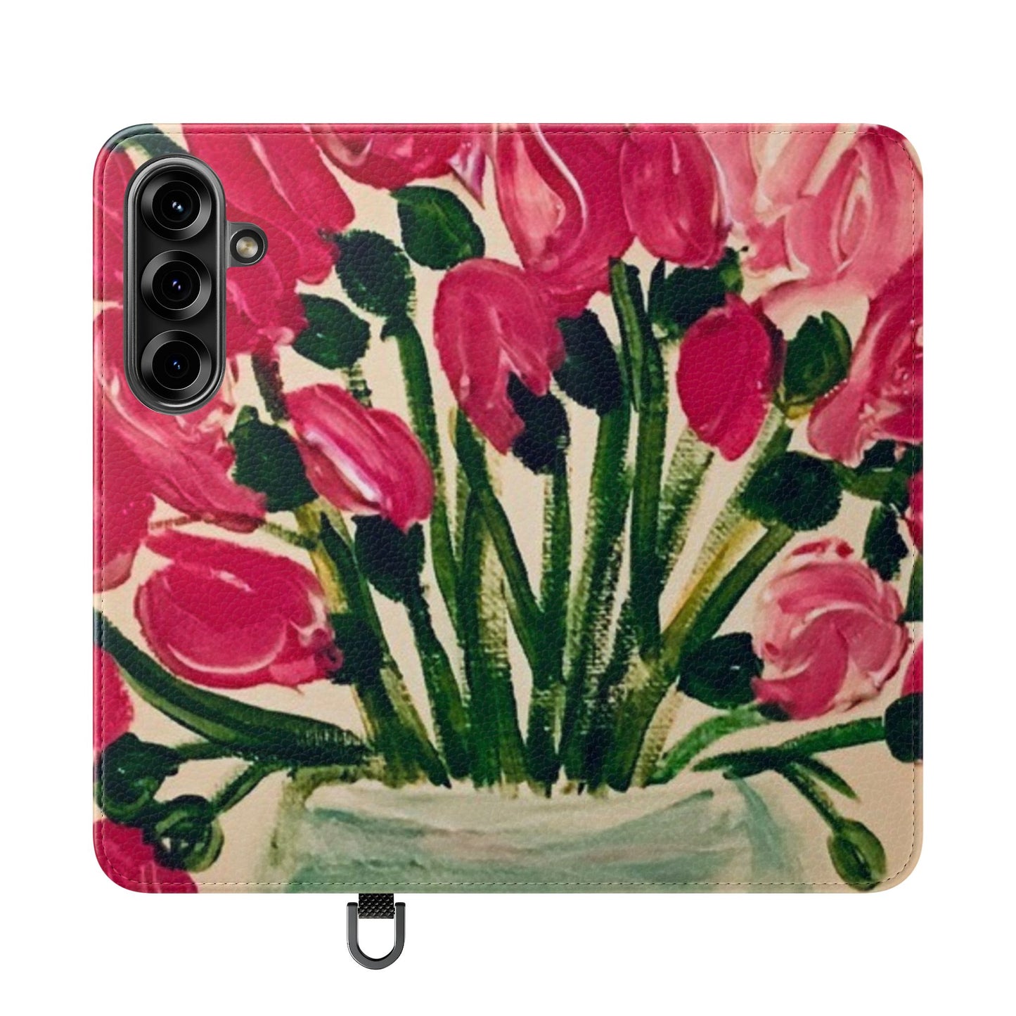 Flip Case-Pink Tulips