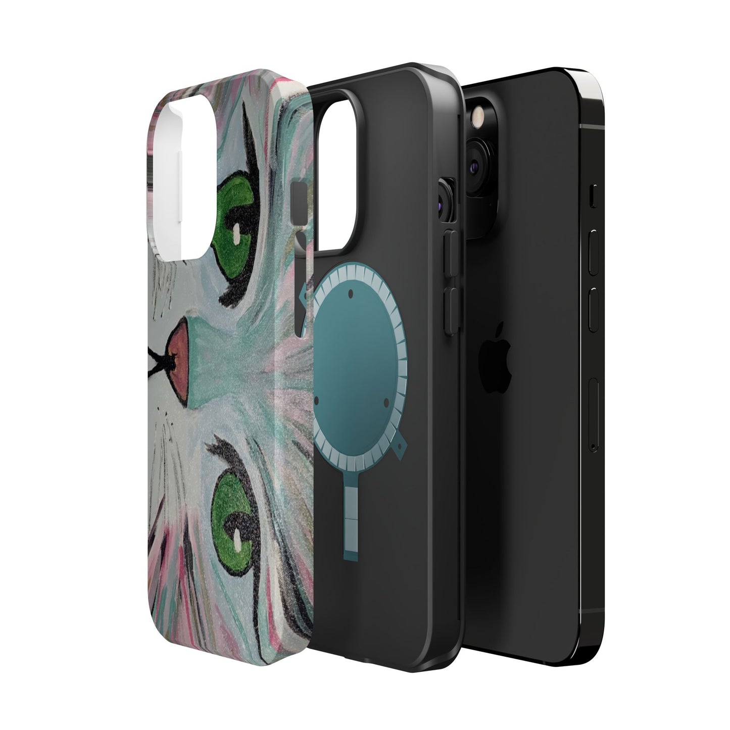 Magnetic Case-Green Eyed Cat