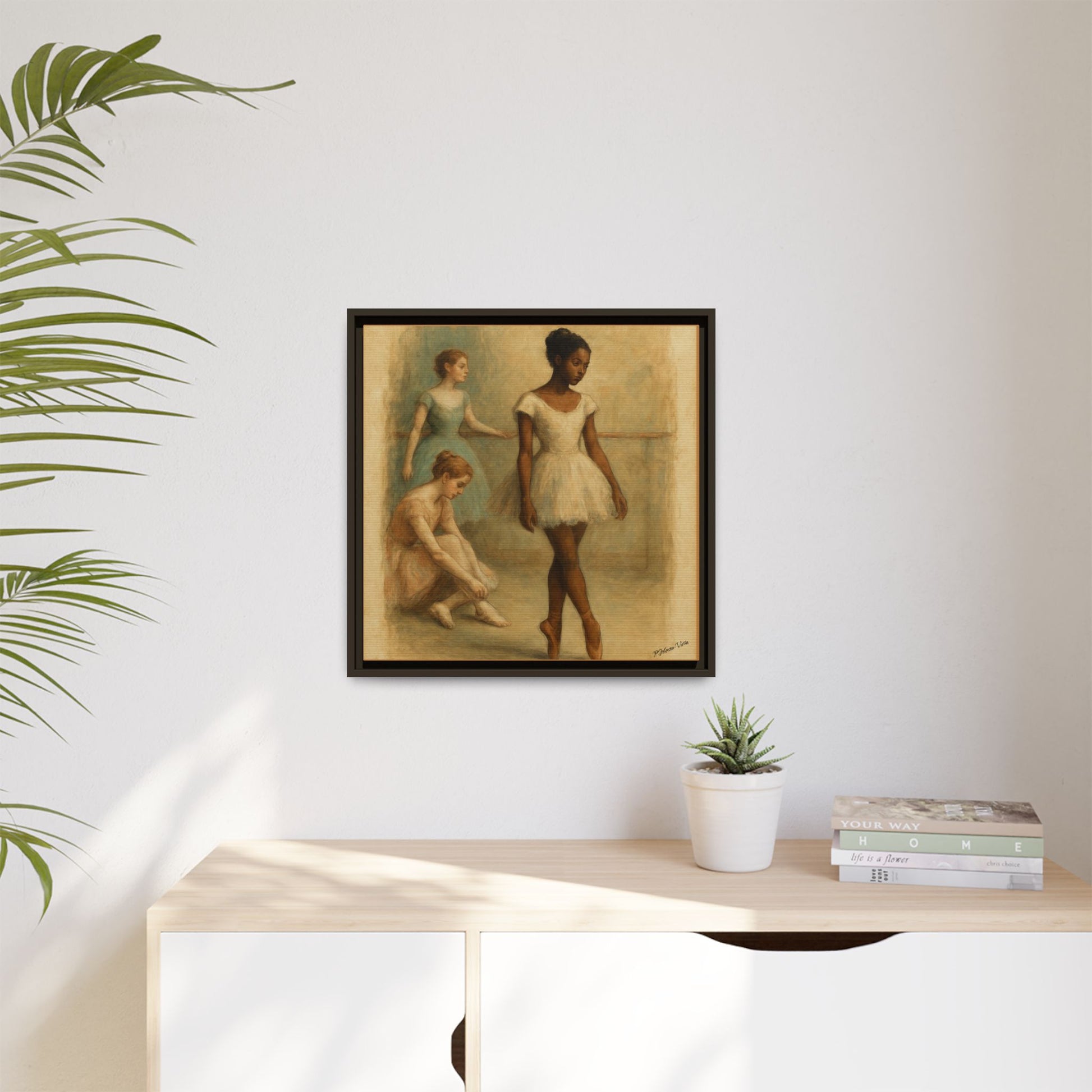 Framed Canvas Print~The Soloist