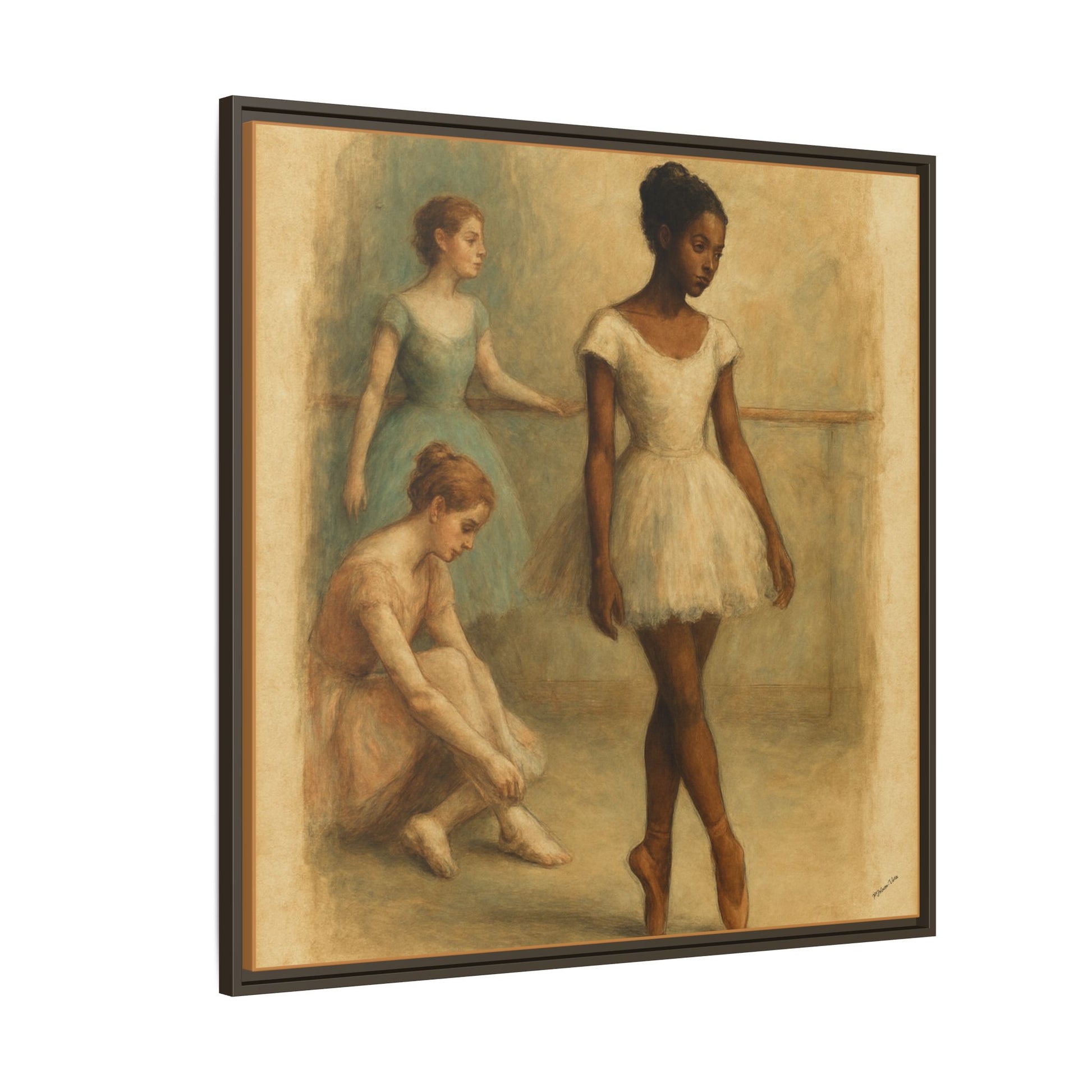Framed Canvas Print~The Soloist