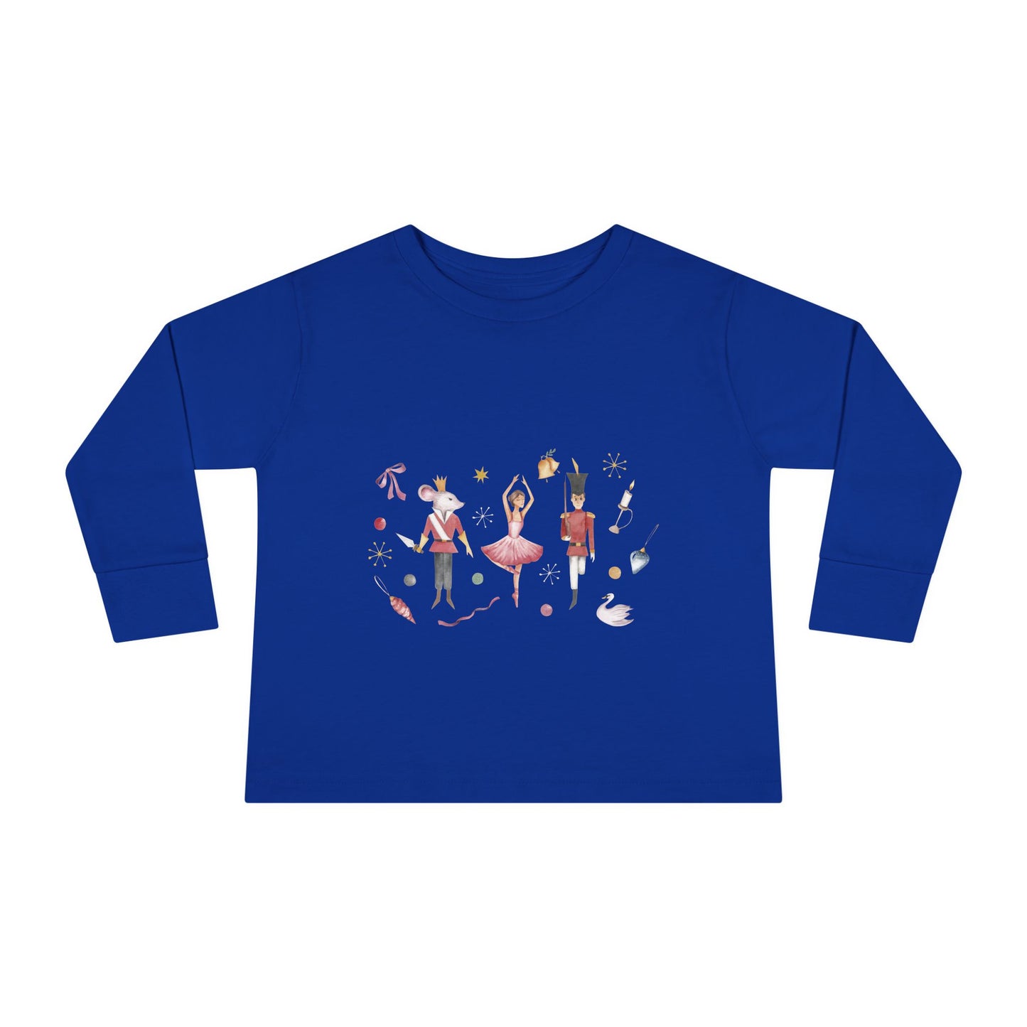 Cute Toddler Long Sleeve Tee ~  Nutcracker Ballet Graphic