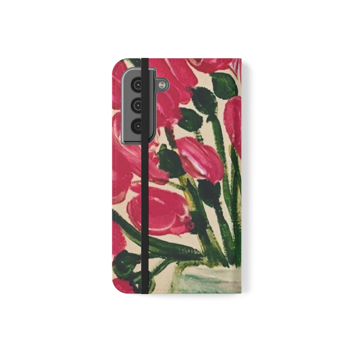 Flip Case-Pink Tulips