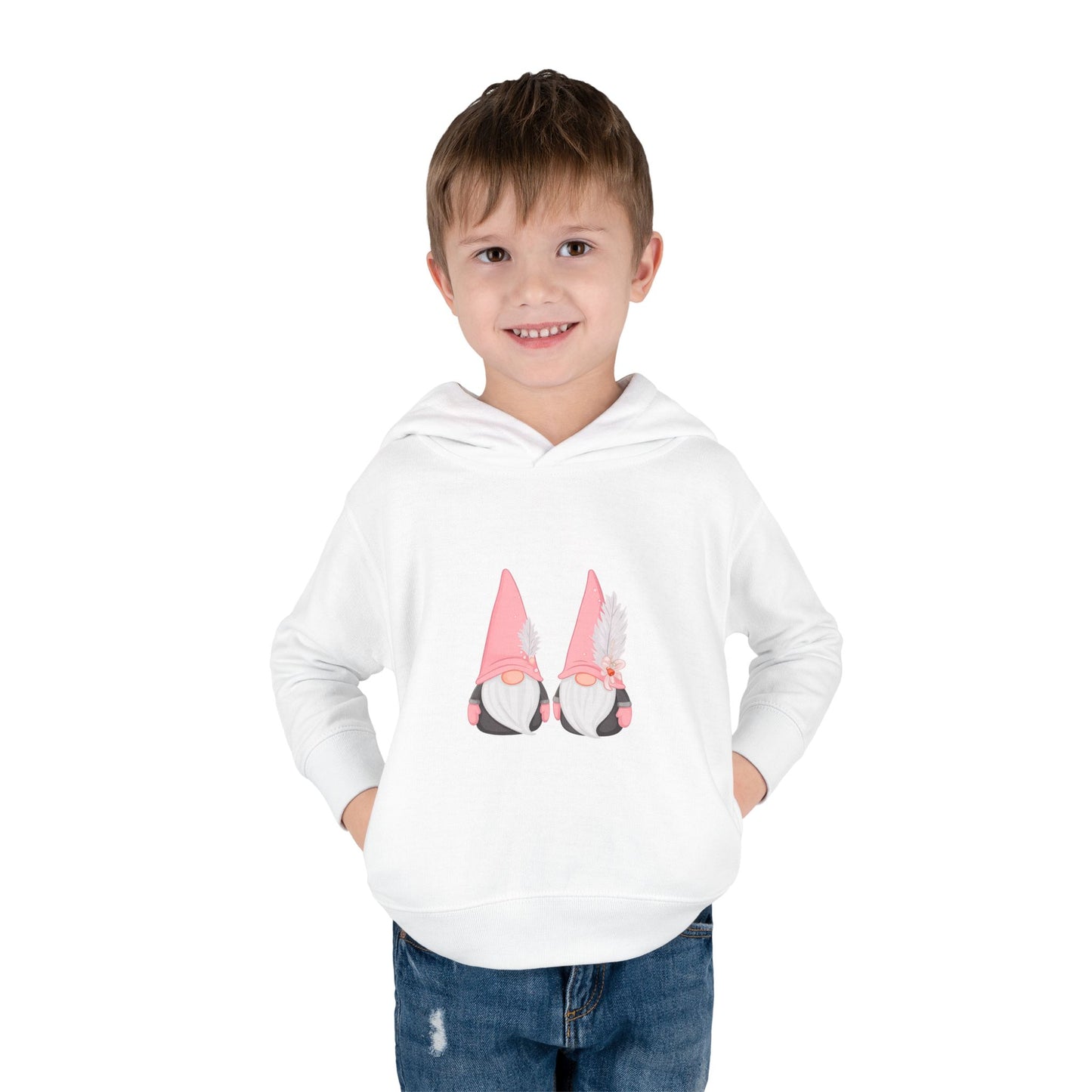 Toddler Hoodie ~ Warm Wishes and Gnome Kisses
