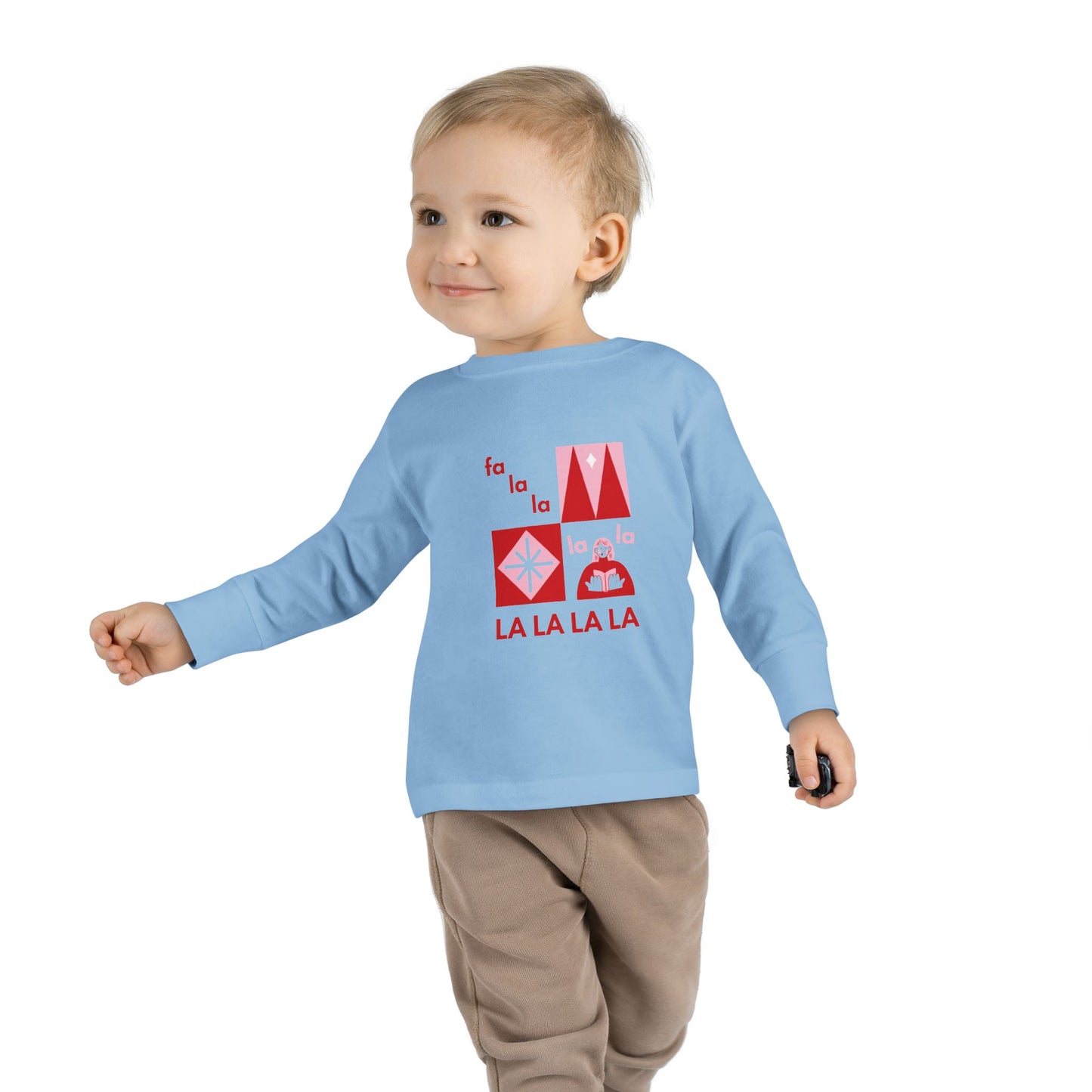 Cute Toddler Long Sleeve Tee ~ Christmas Carols