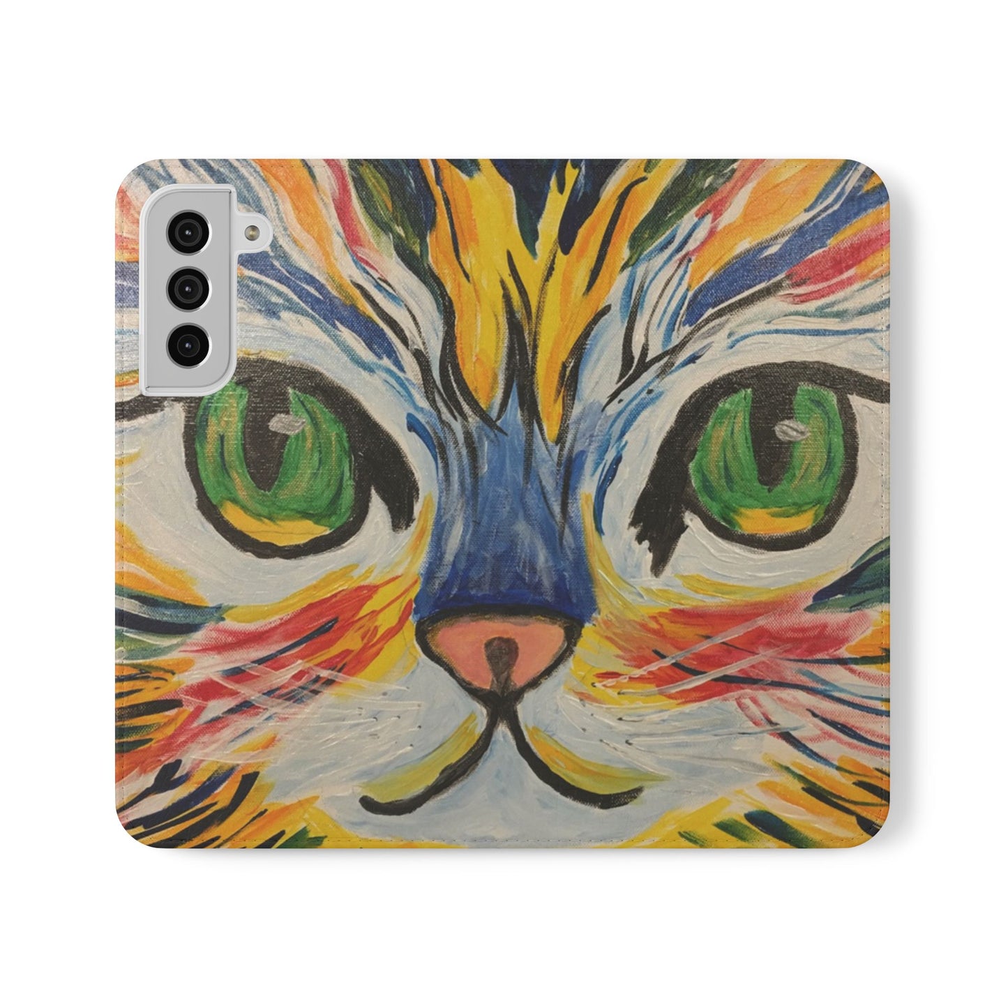 Flip Case-Hazel Eyed Cat