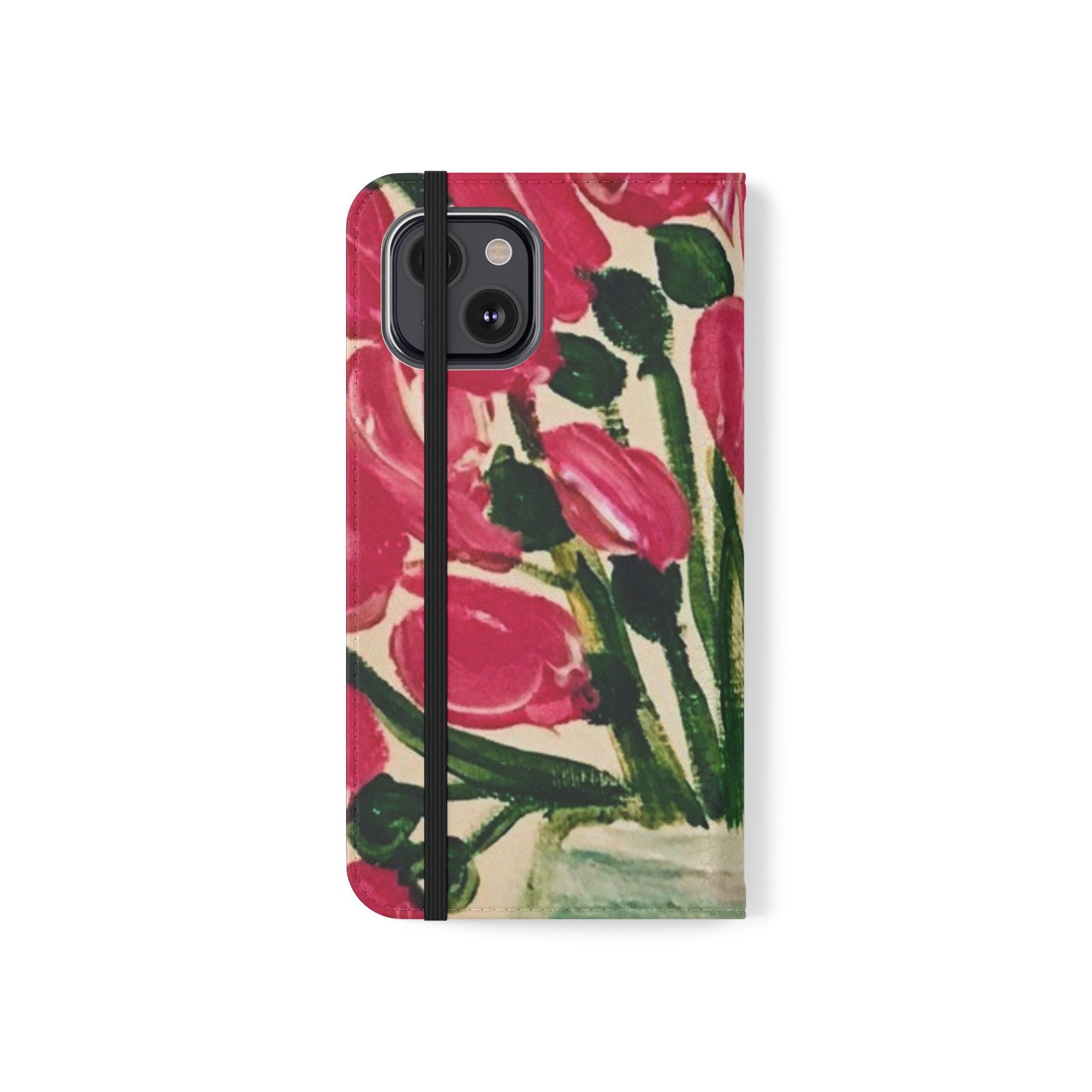Flip Case-Pink Tulips