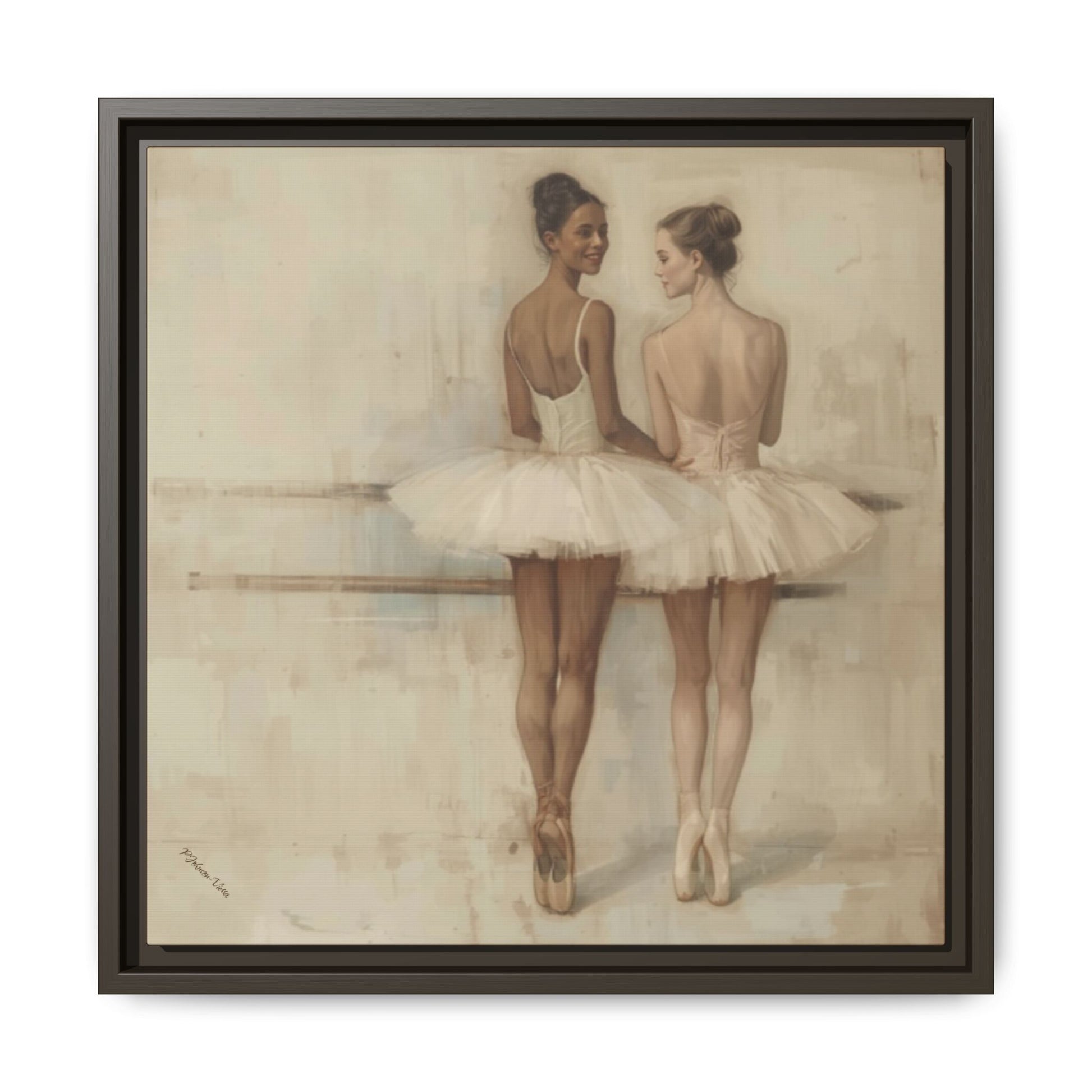 Framed Canvas Print~In the Same Light