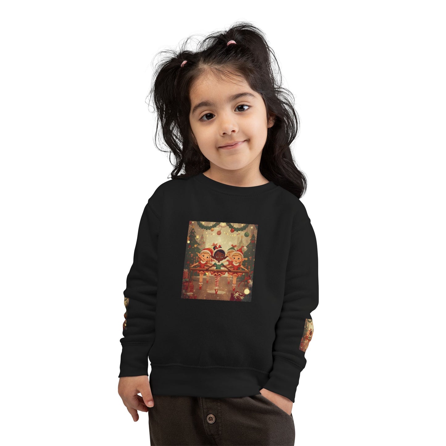 Christmas Elves Toddler Sweatshirt