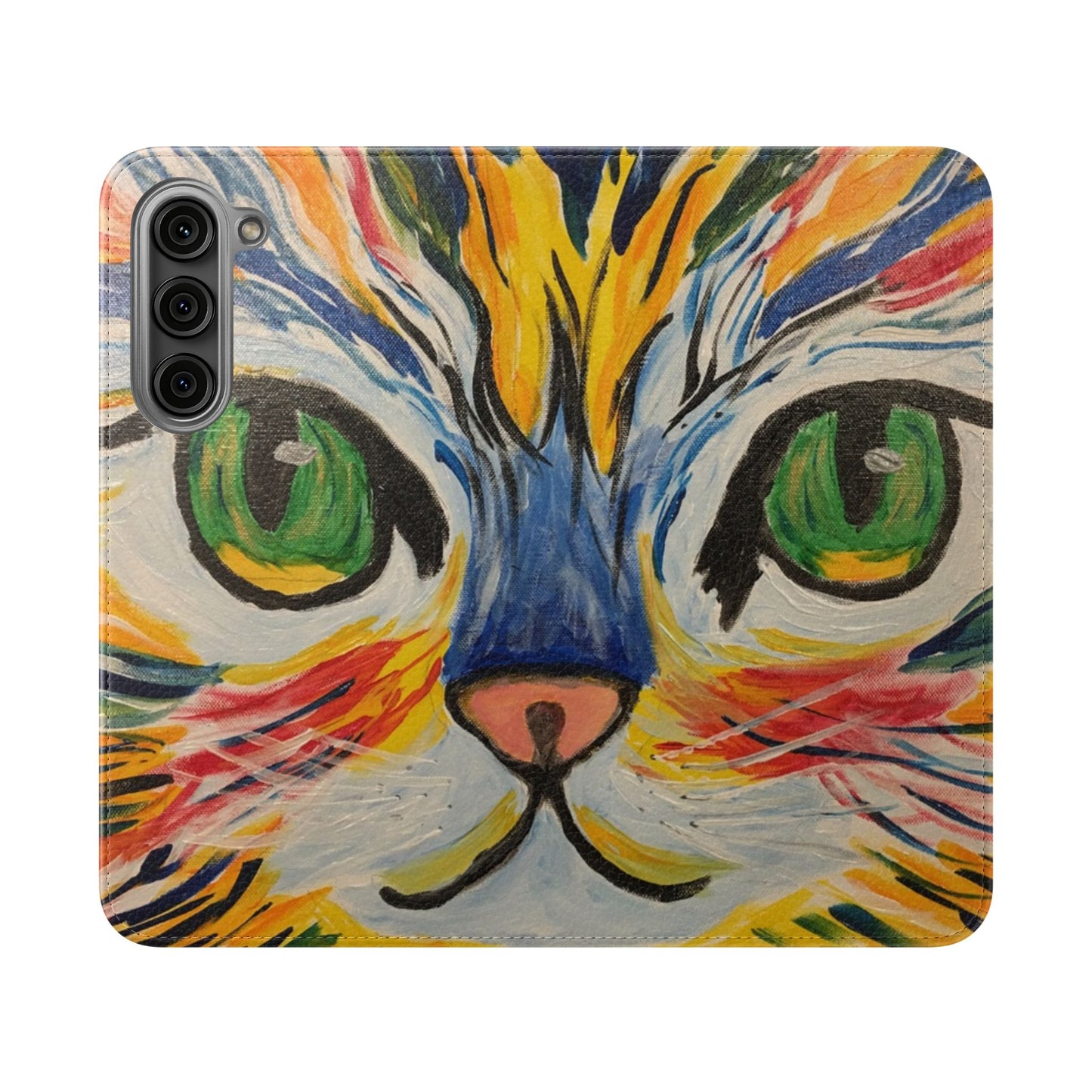 Flip Case-Hazel Eyed Cat