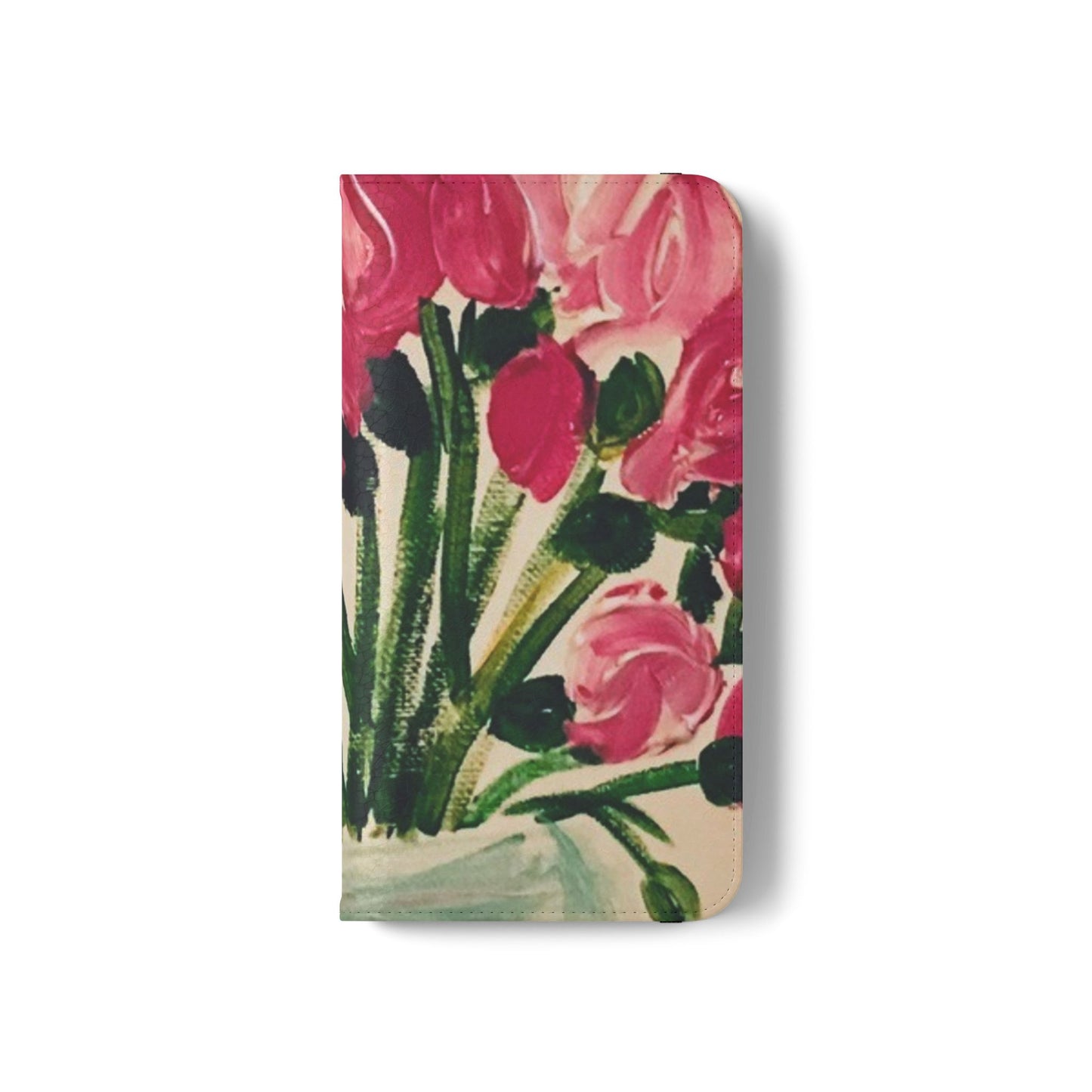 Flip Case-Pink Tulips