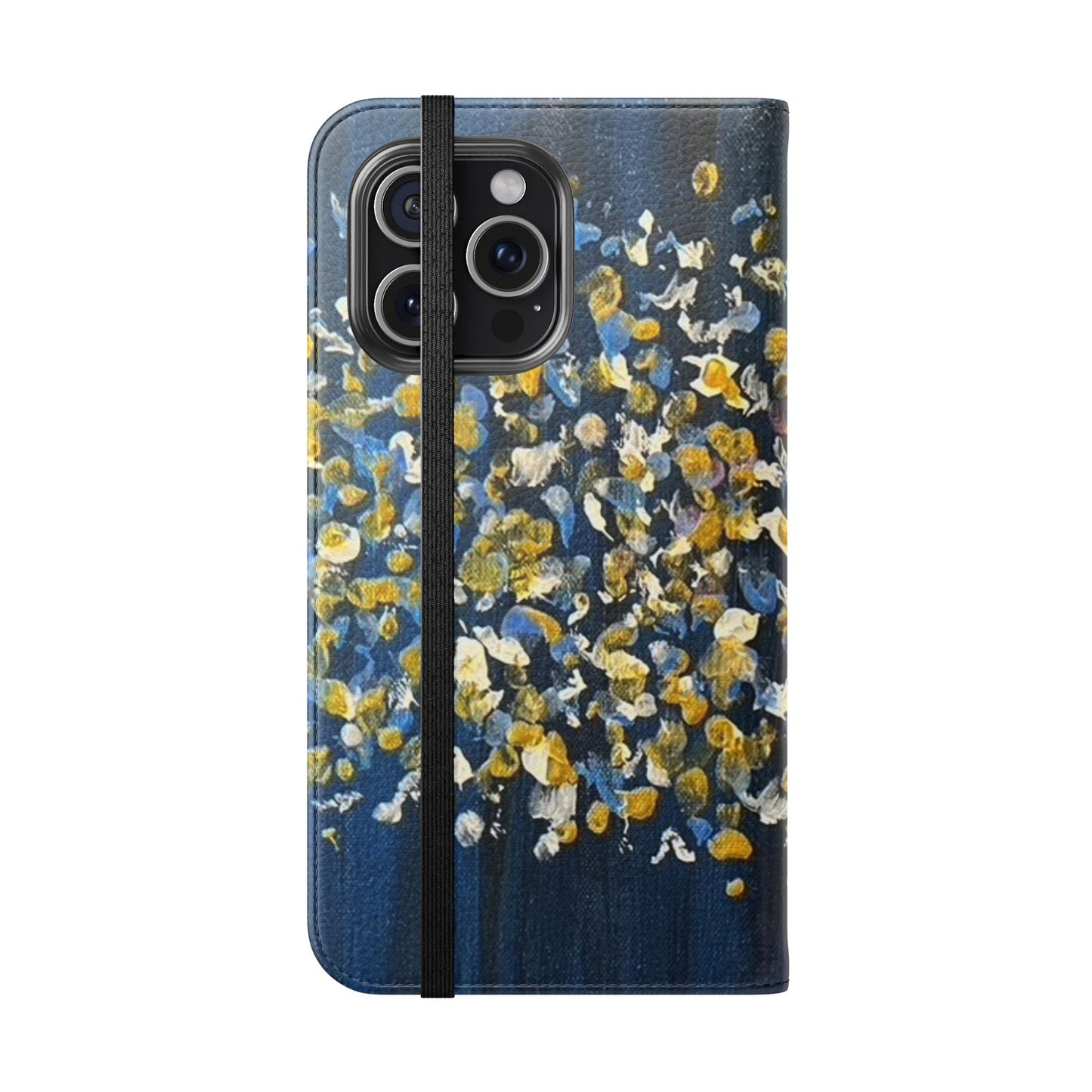 Flip Case-Blue Abstract