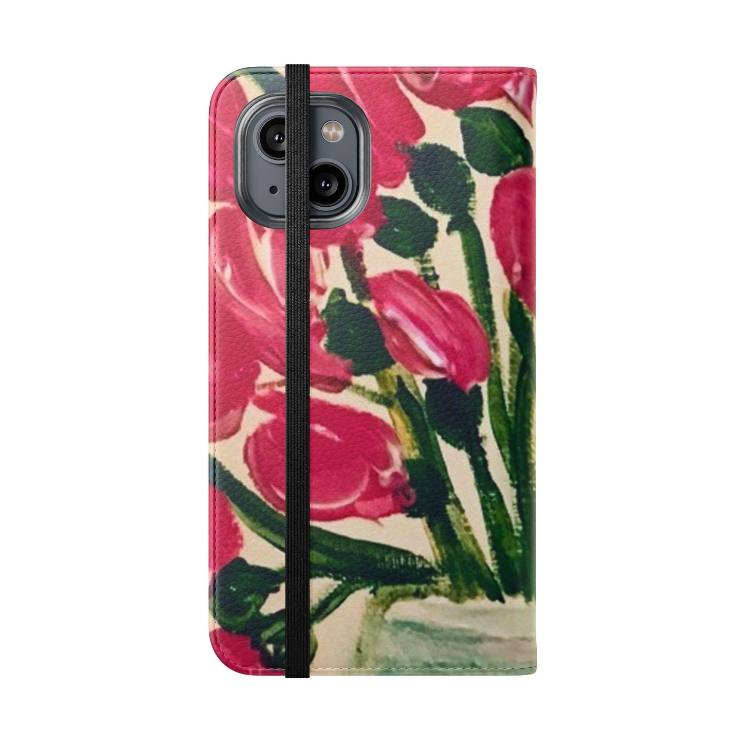 Flip Case-Pink Tulips