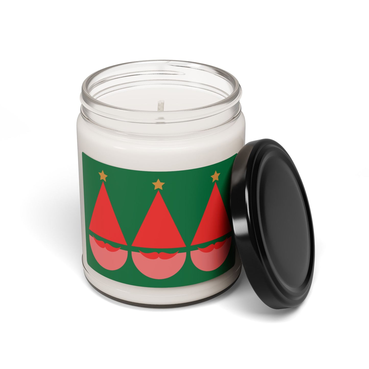Christmas Santa Trio~Scented Soy Candle