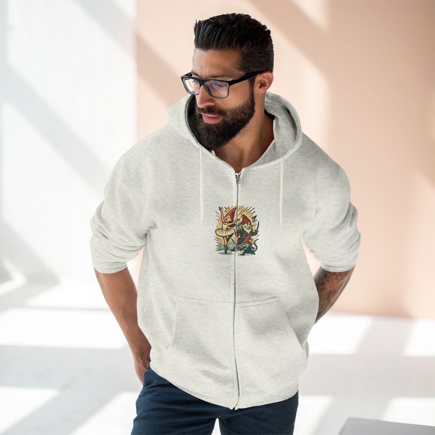 Zip Hoodie ~ Gnome Nutcracker Suite