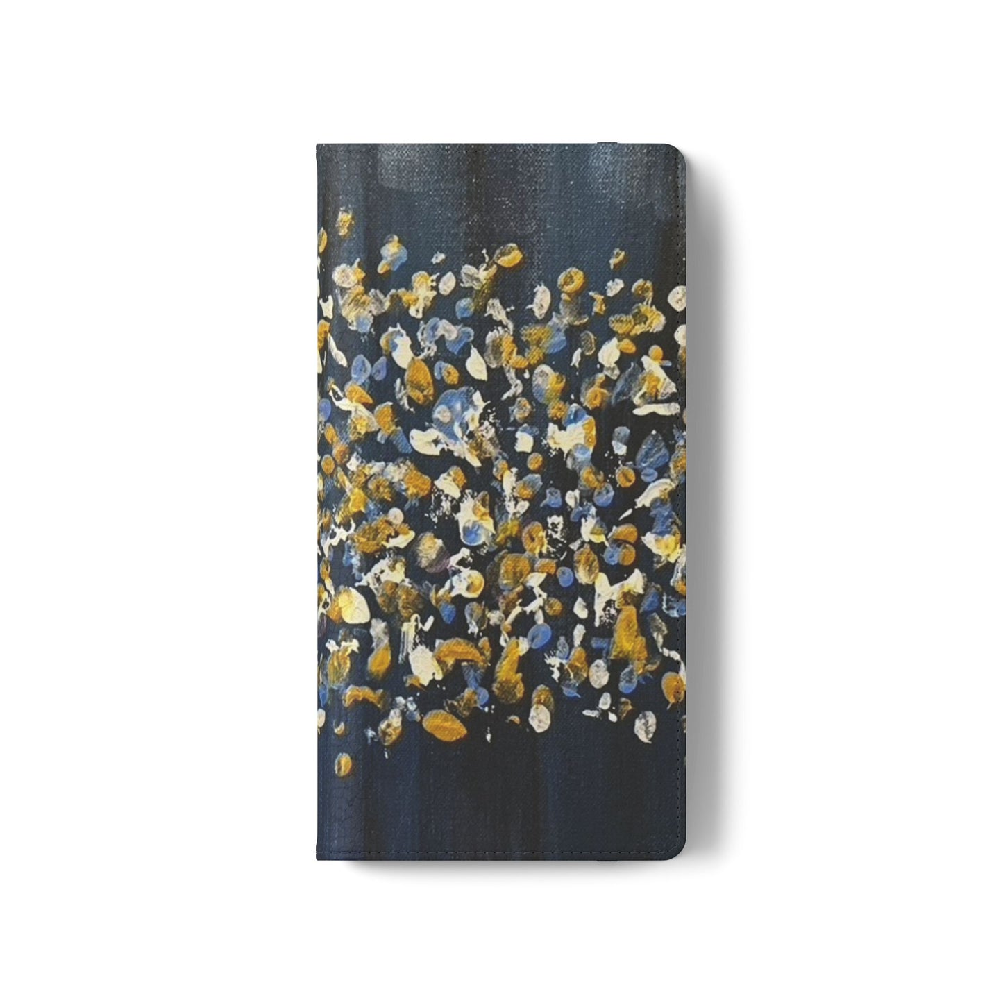 Flip Case-Blue Abstract
