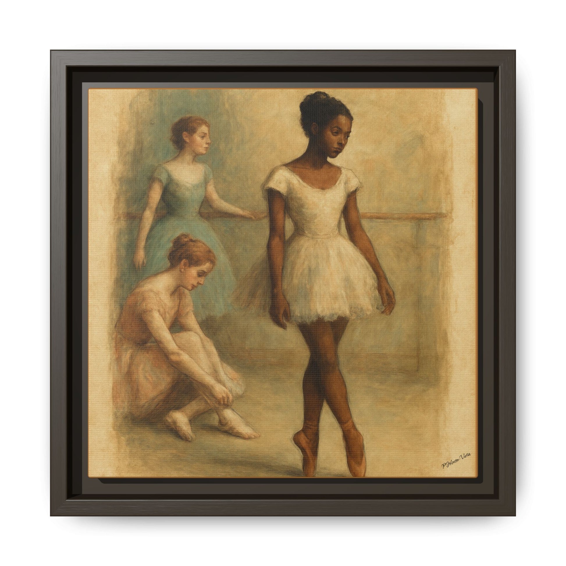 Framed Canvas Print~The Soloist