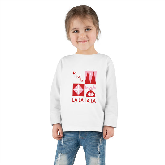 Cute Toddler Long Sleeve Tee ~ Christmas Carols