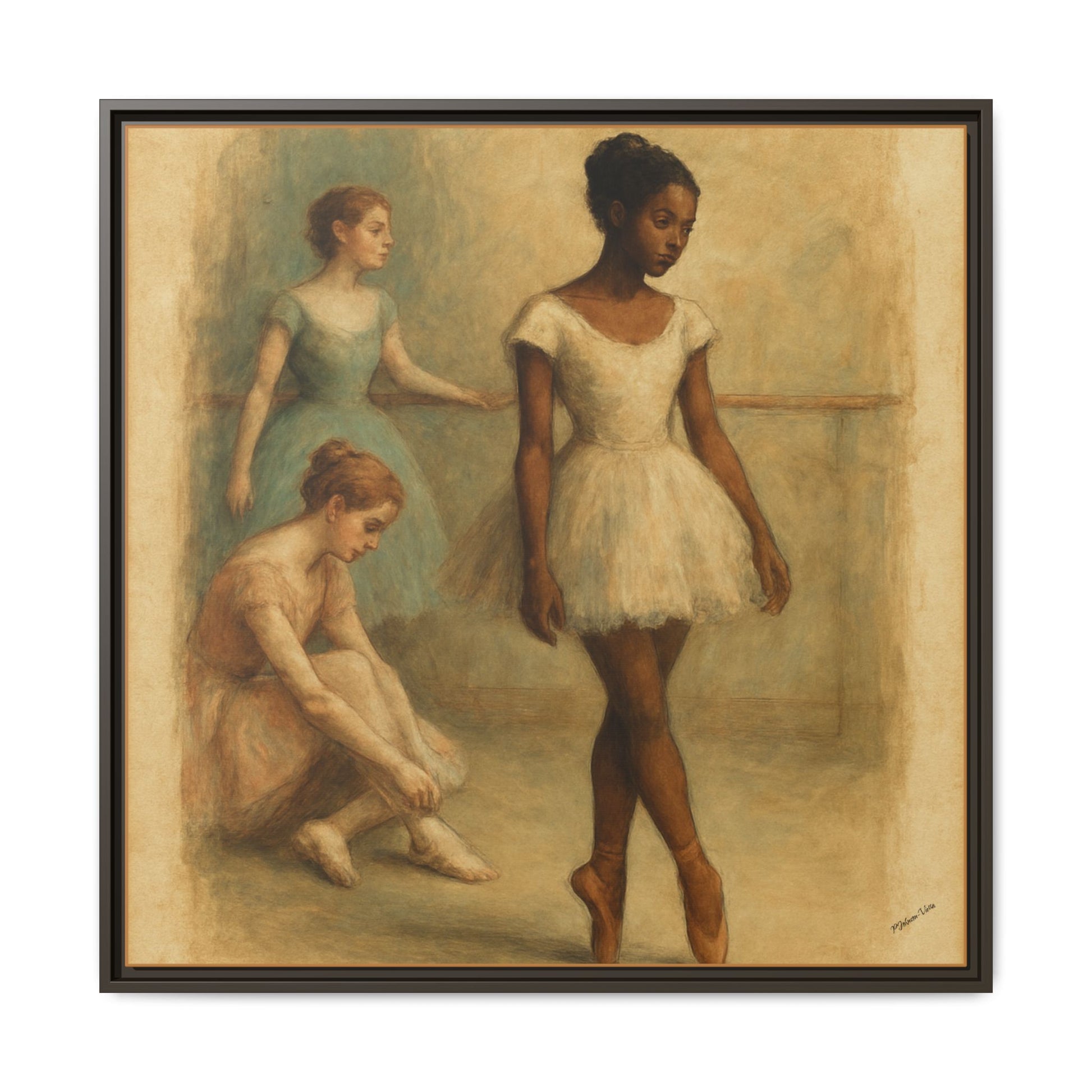 Framed Canvas Print~The Soloist