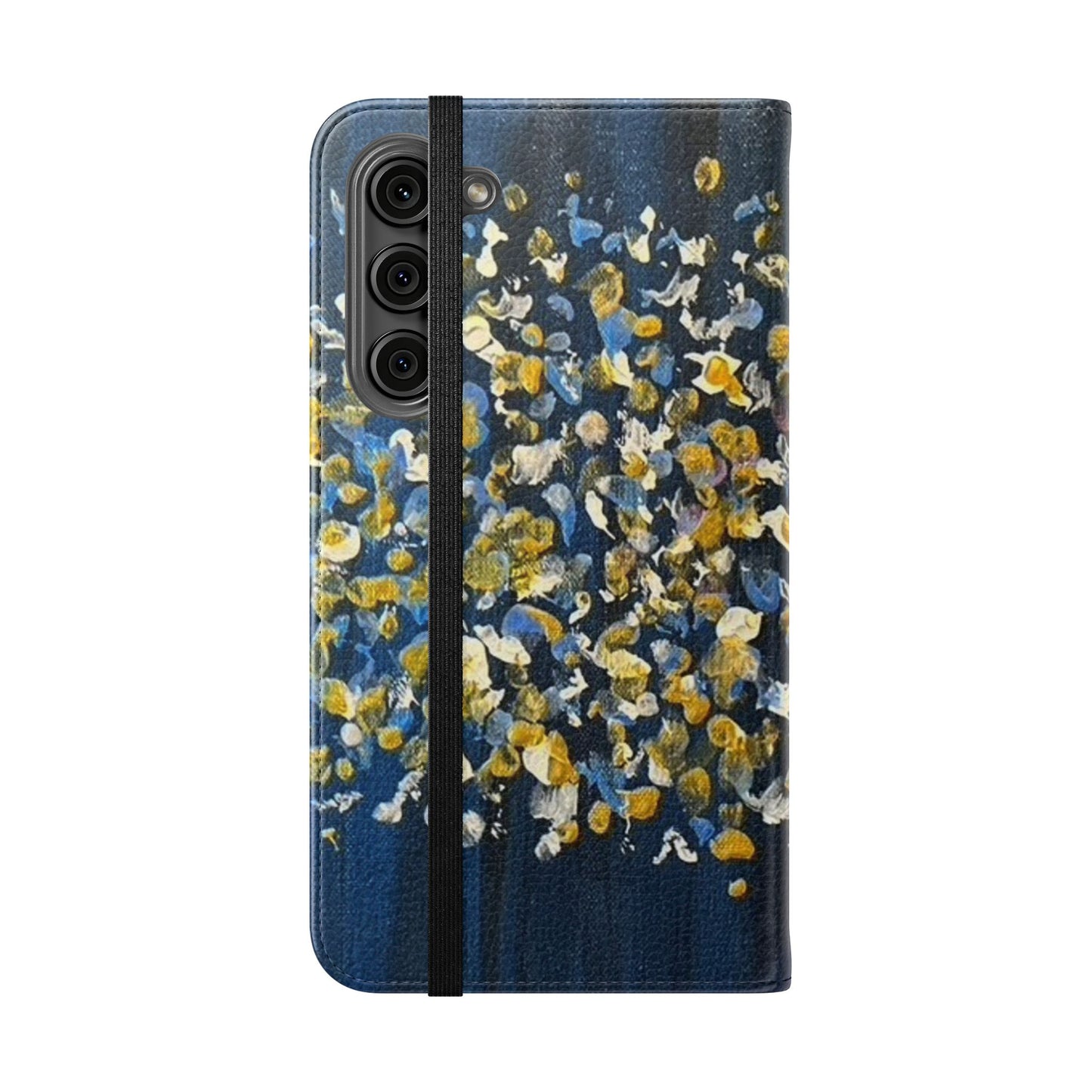 Flip Case-Blue Abstract