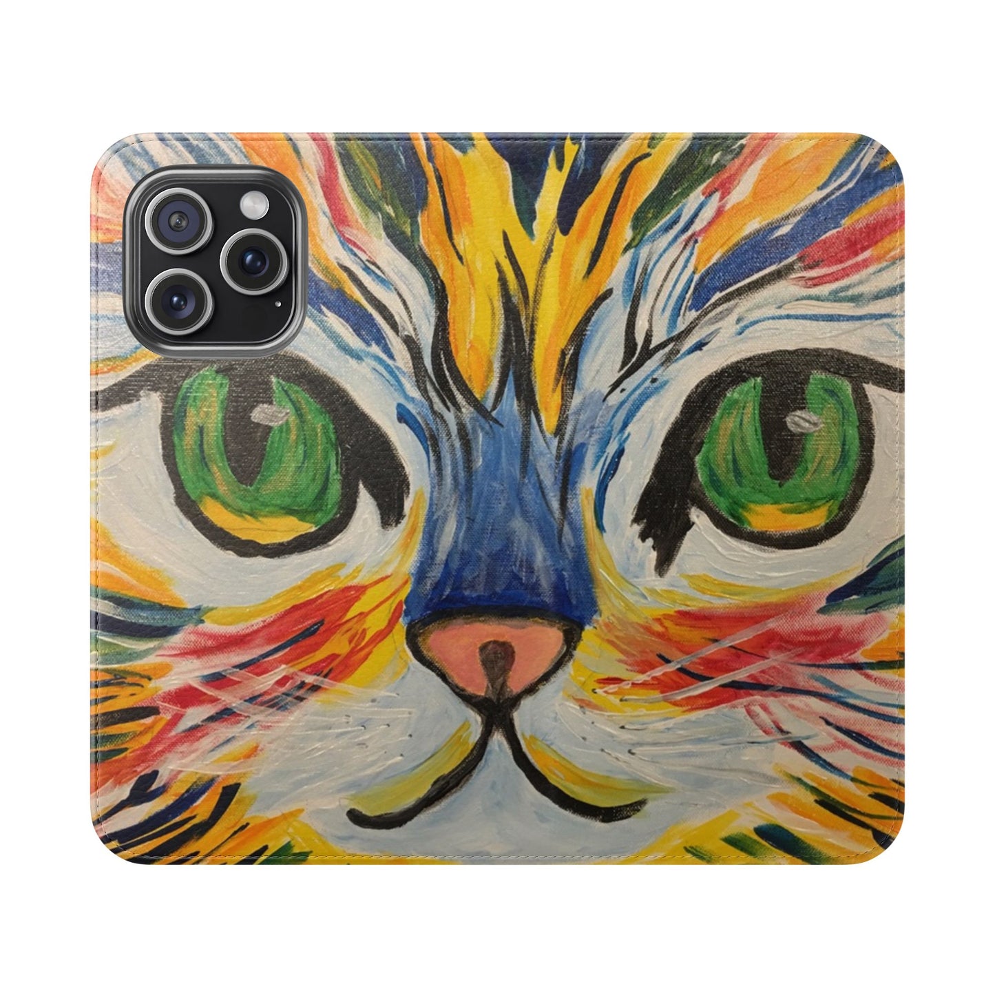 Flip Case-Hazel Eyed Cat