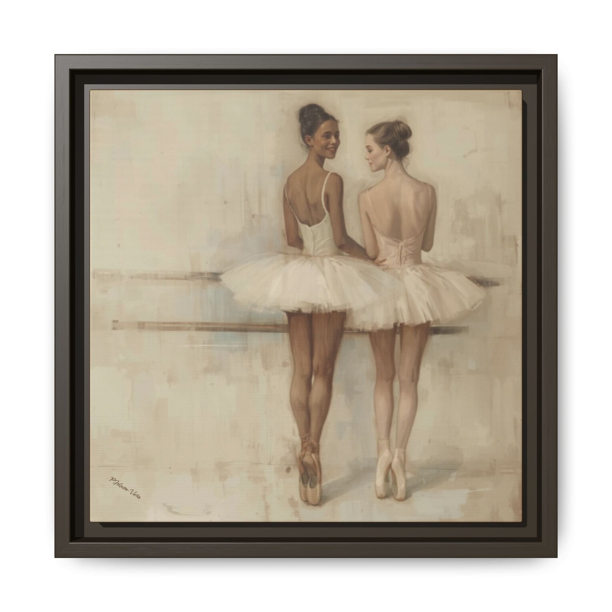 Framed Canvas Print~In the Same Light