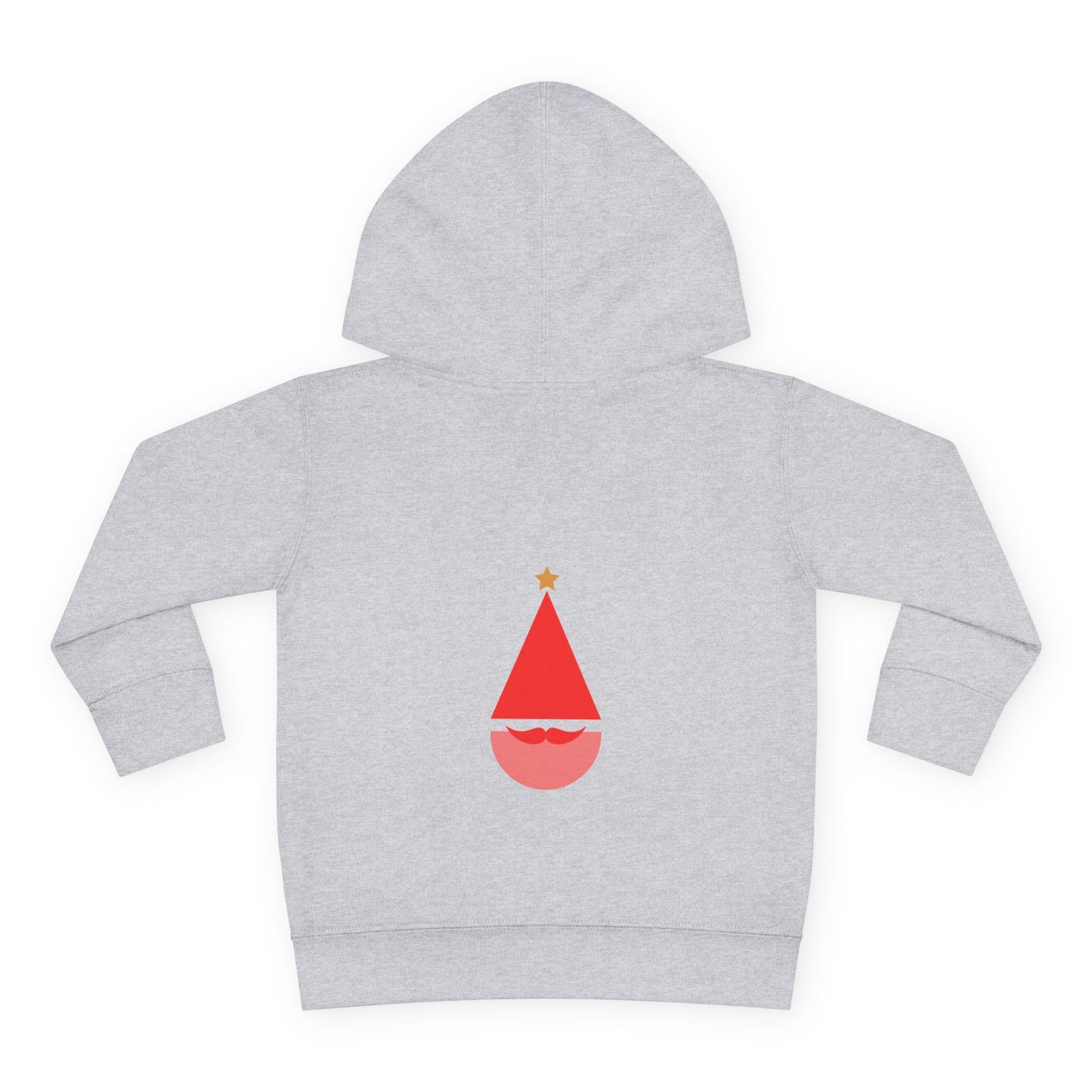Toddler Hoodie ~ Pink Christmas Tree & Jolly Santa