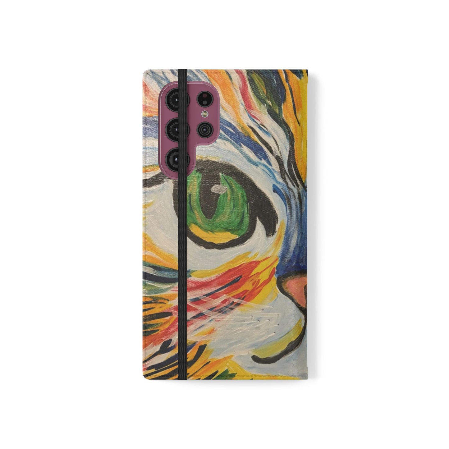 Flip Case-Hazel Eyed Cat