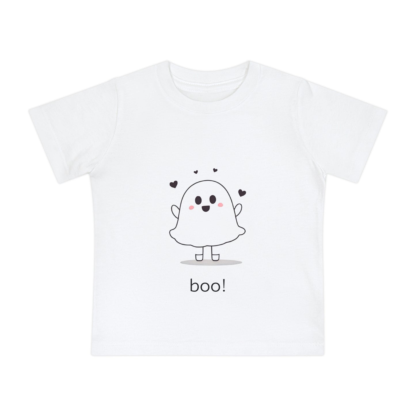 Baby T-Shirt - Cute Ghost Baby Girl Tee