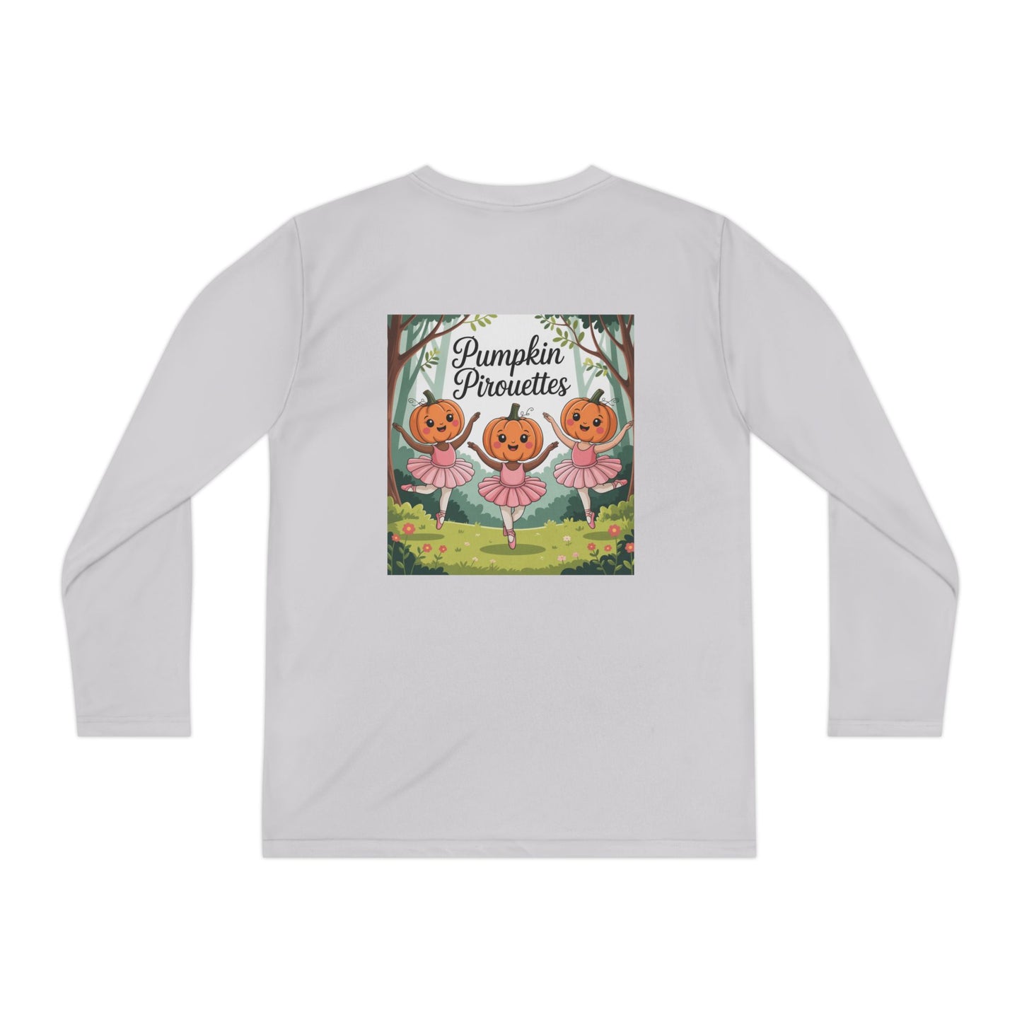Girl's Long Sleeve Pumpkin Tee