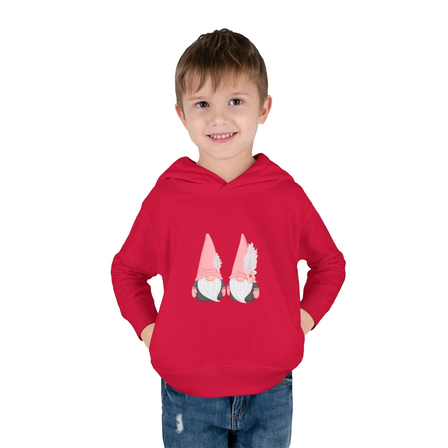 Toddler Hoodie ~ Warm Wishes and Gnome Kisses