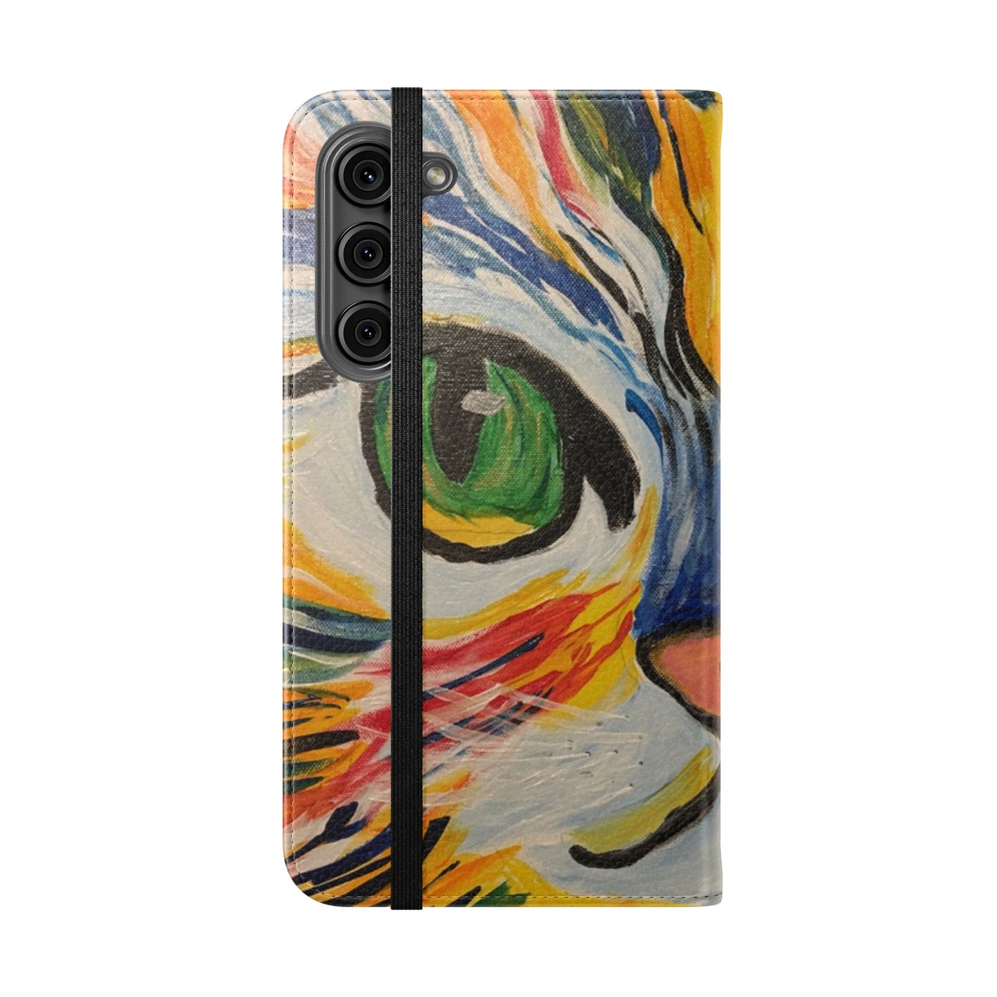 Flip Case-Hazel Eyed Cat
