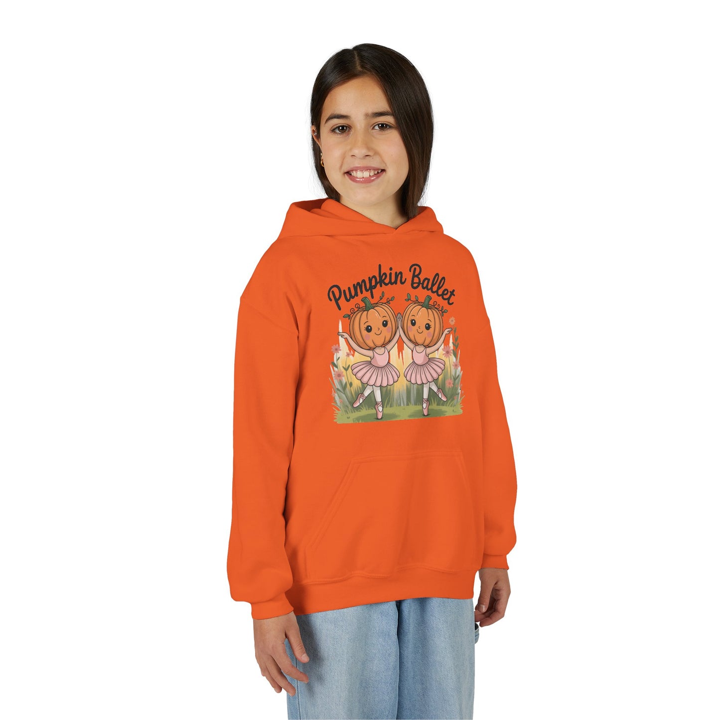 Girl's Pumpkin Ballet Hoodie