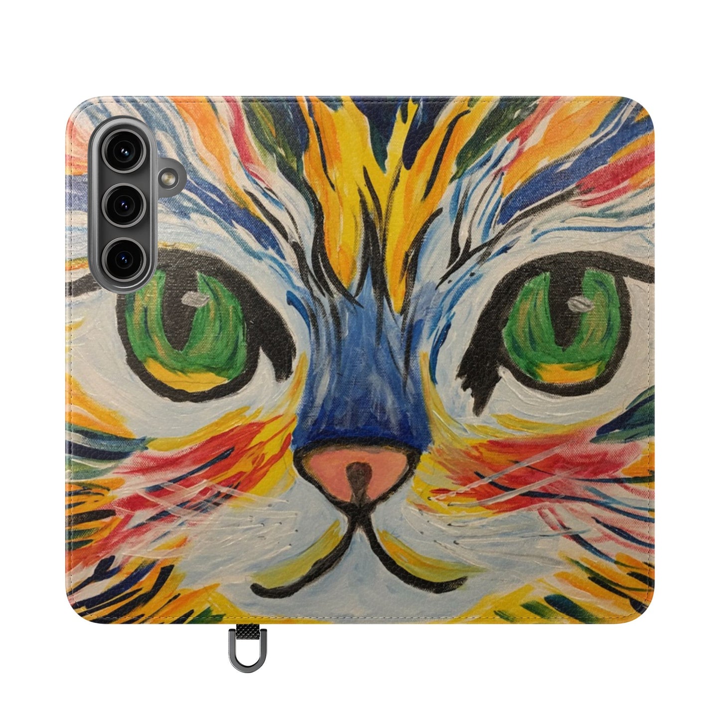 Flip Case-Hazel Eyed Cat