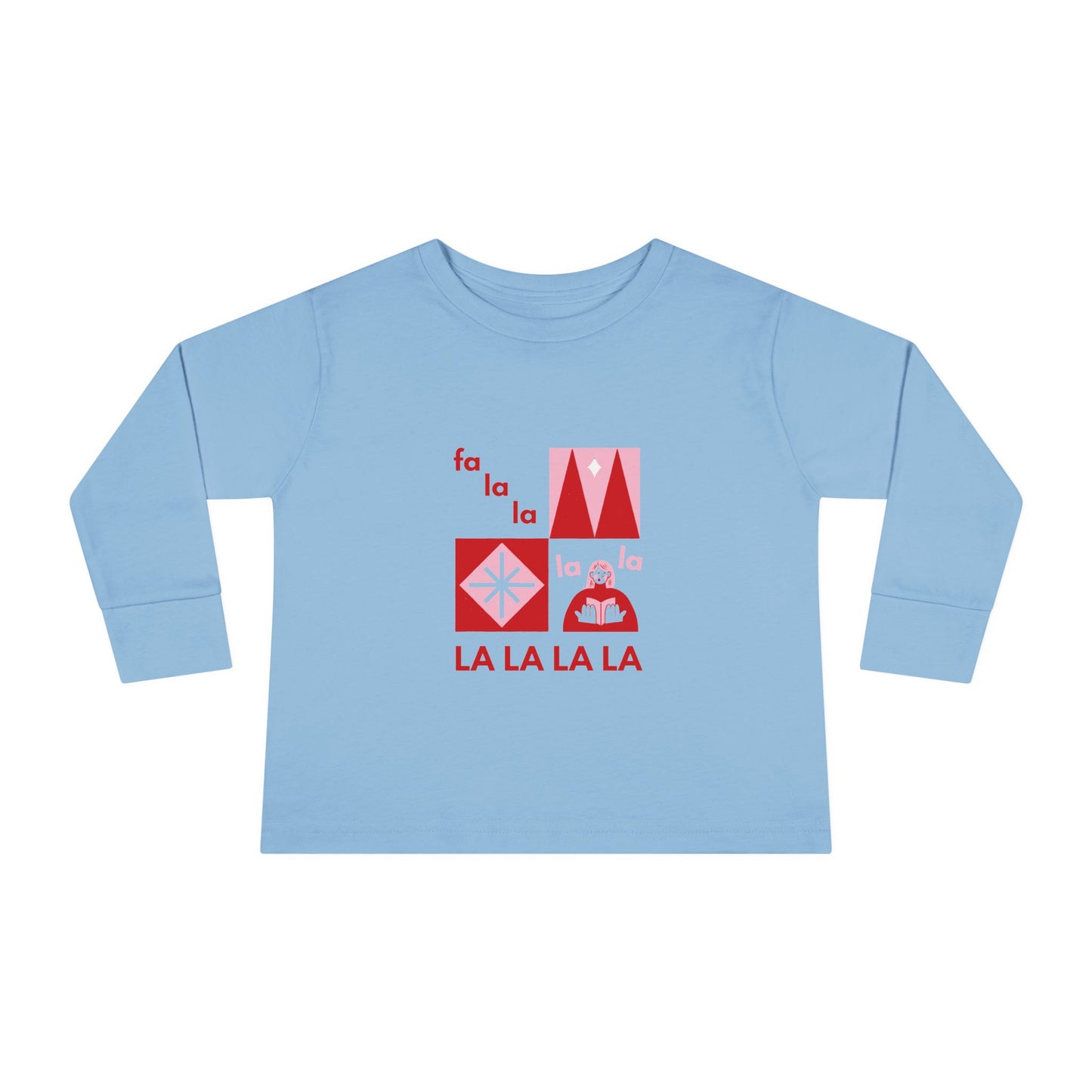 Cute Toddler Long Sleeve Tee ~ Christmas Carols