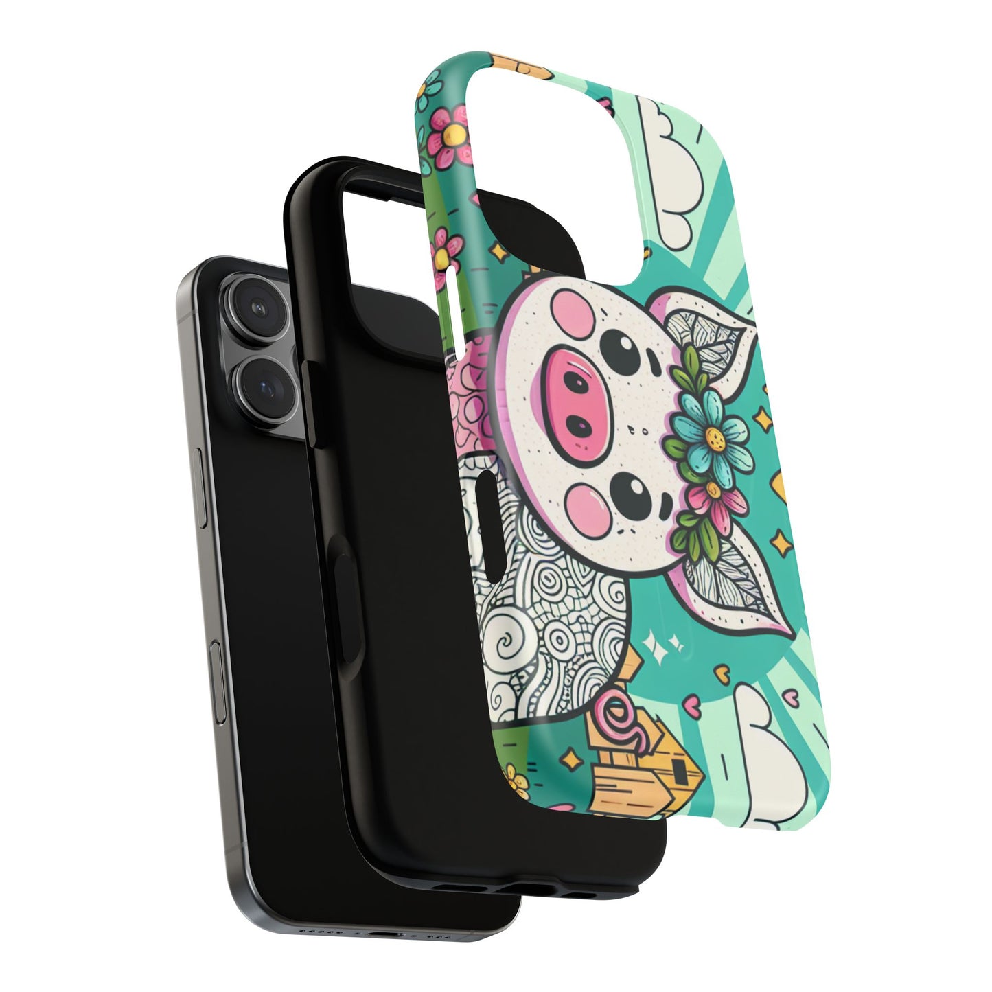 Magnetic Tough Case-Cute Pig Farm