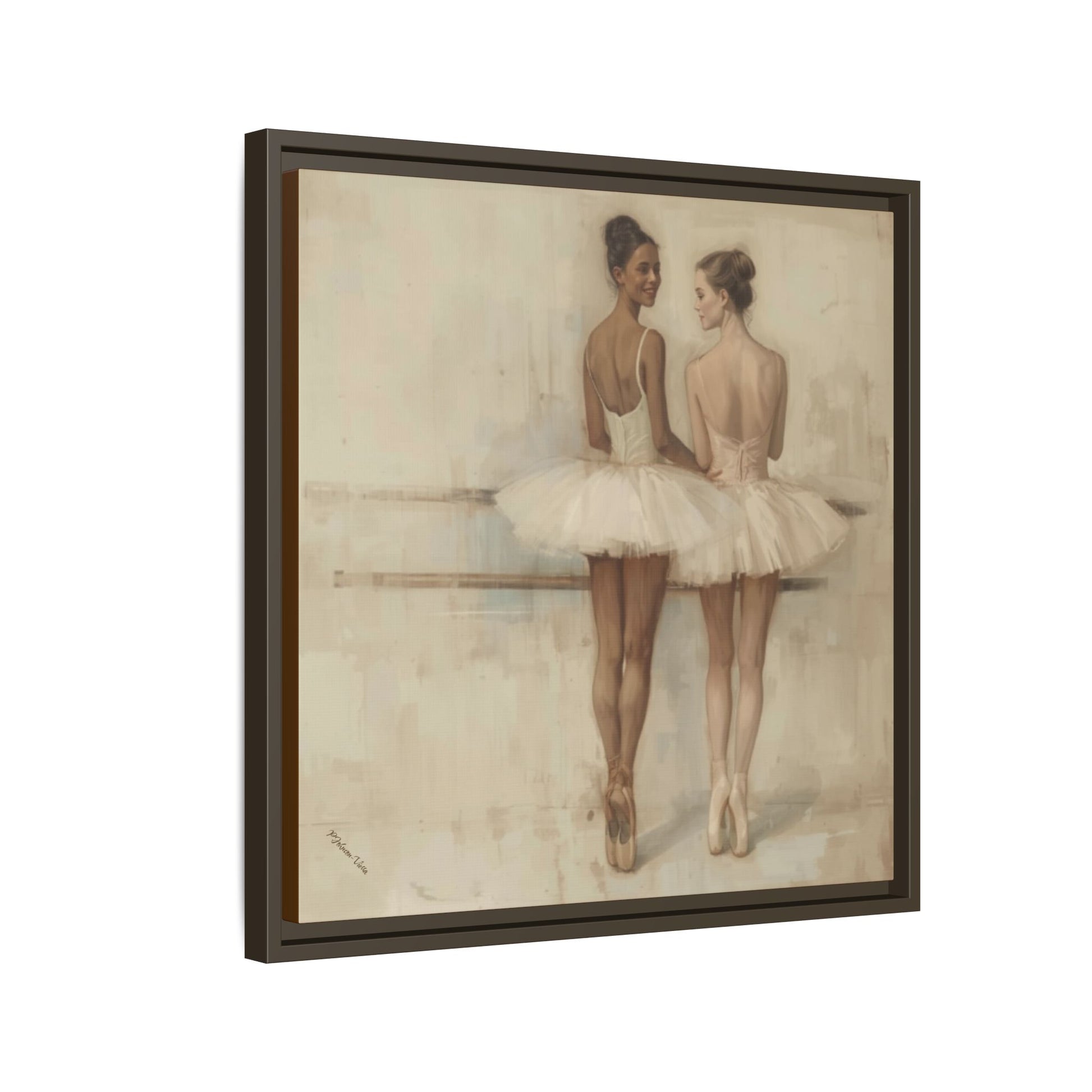 Framed Canvas Print~In the Same Light