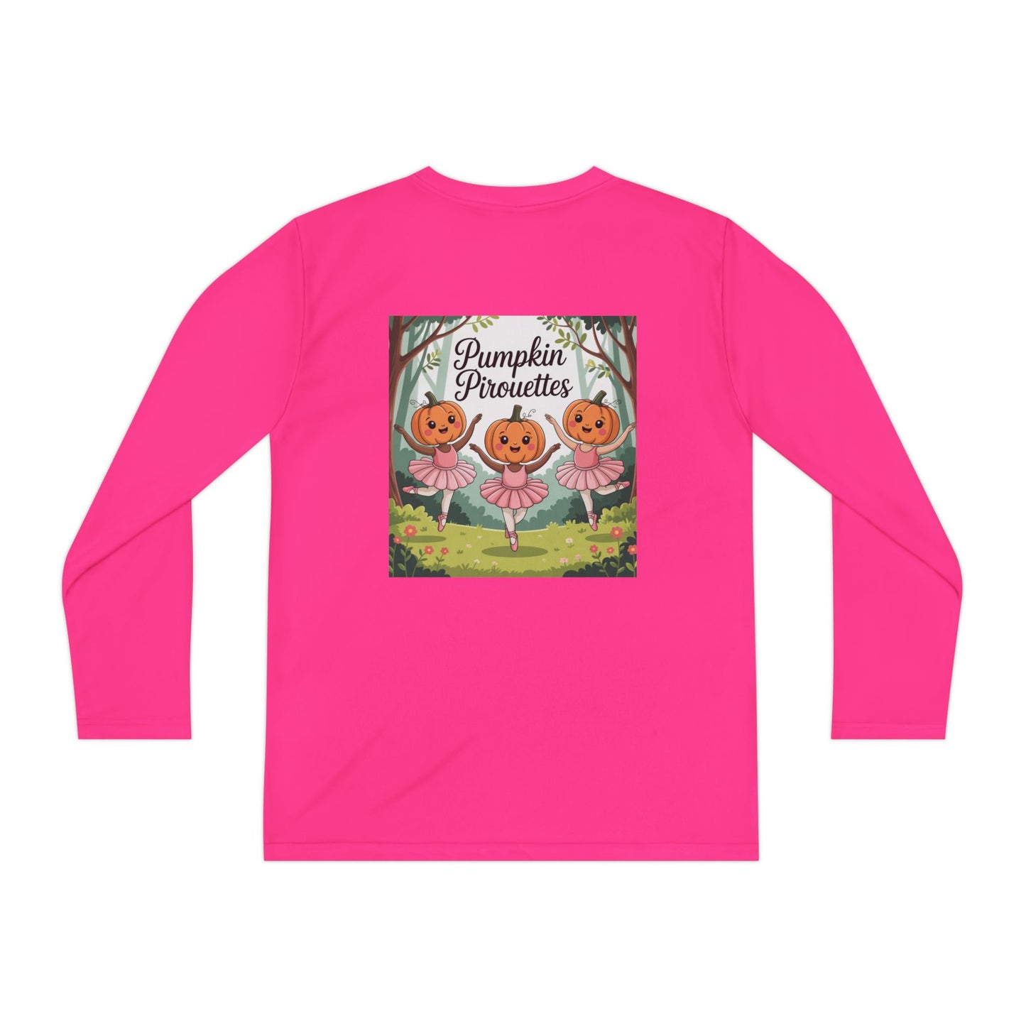 Girl's Long Sleeve Pumpkin Tee