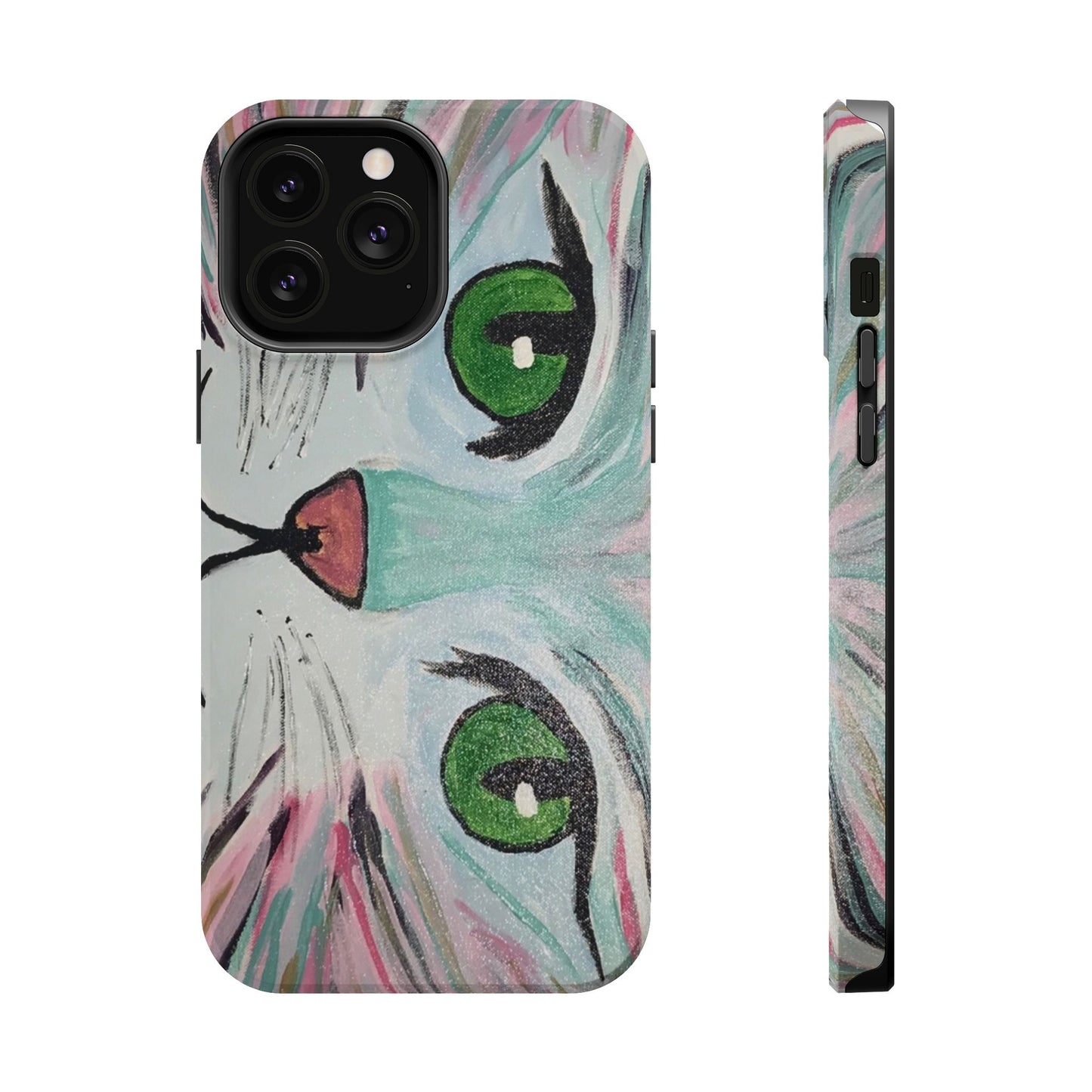 Magnetic Case-Green Eyed Cat