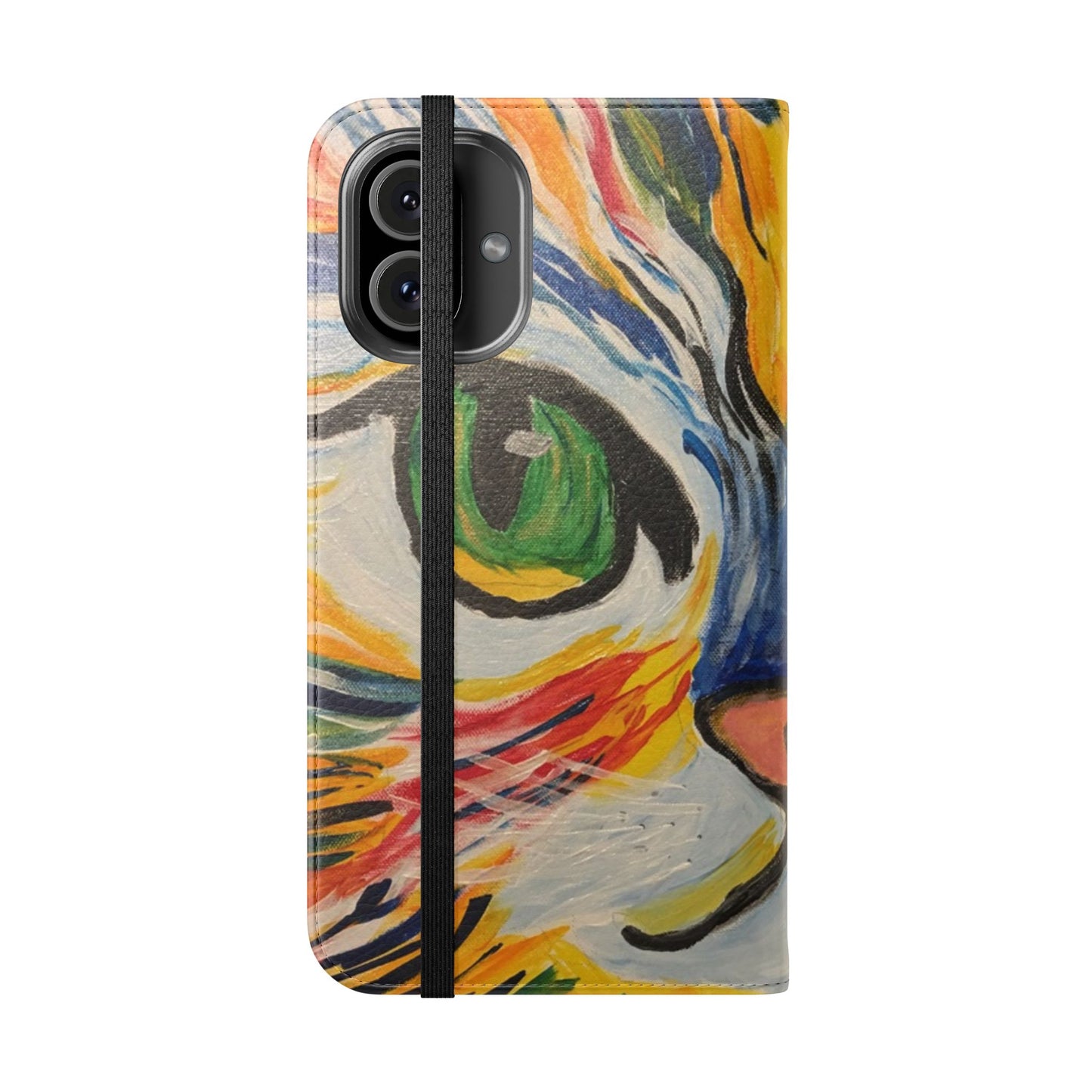 Flip Case-Hazel Eyed Cat