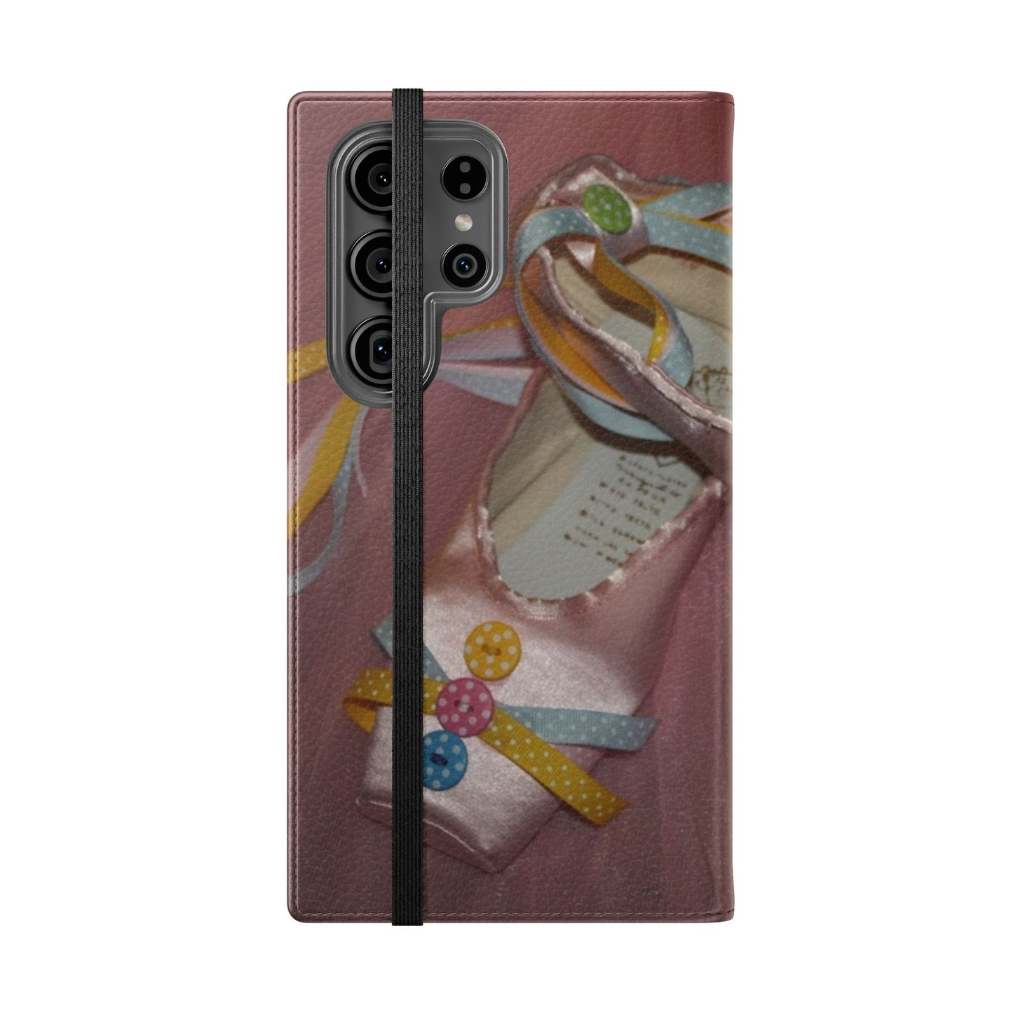 Buttons & Bows Design Flip Case