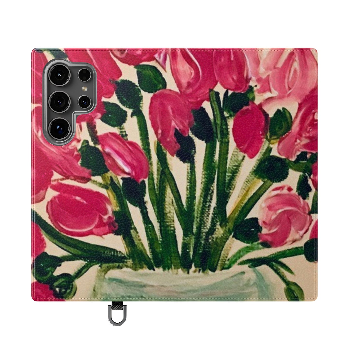 Flip Case-Pink Tulips