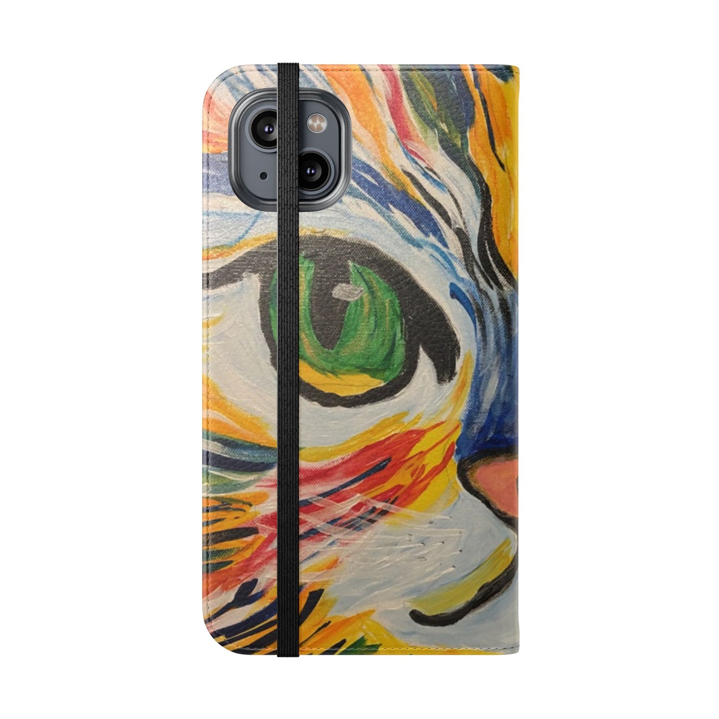 Flip Case-Hazel Eyed Cat