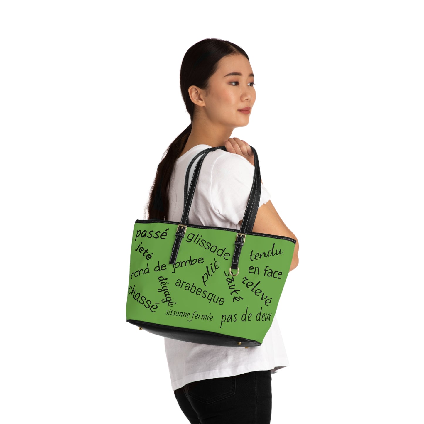 Chic Ballet Shoulder Bag (Green)