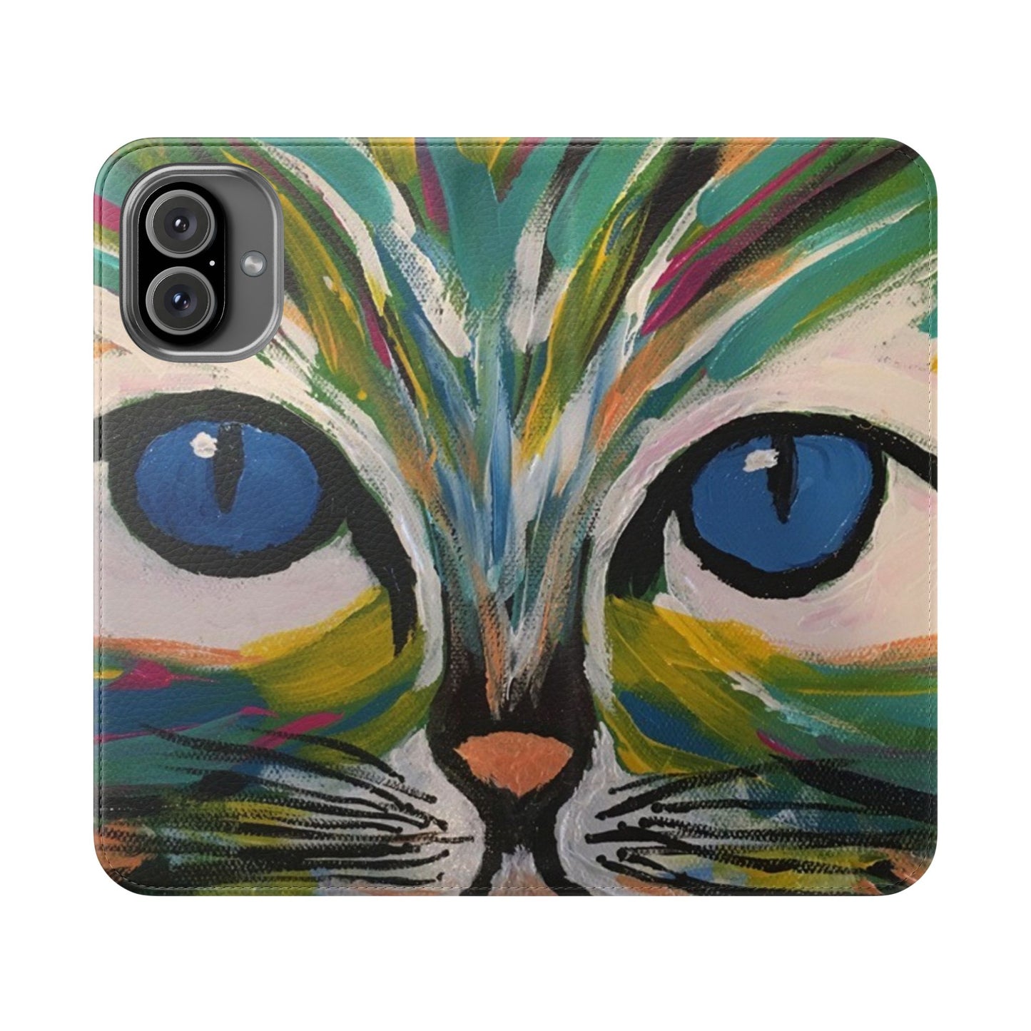 Flip Case-Blue Eyed Cat