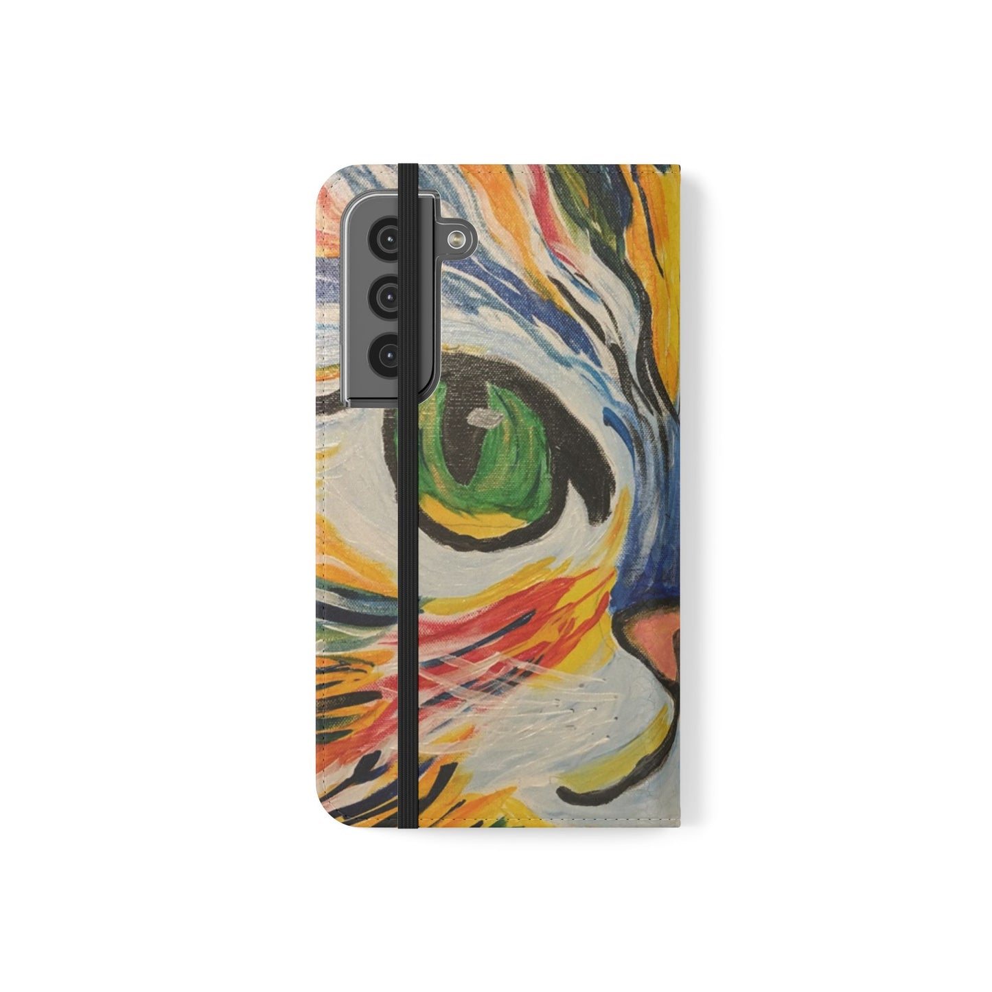 Flip Case-Hazel Eyed Cat