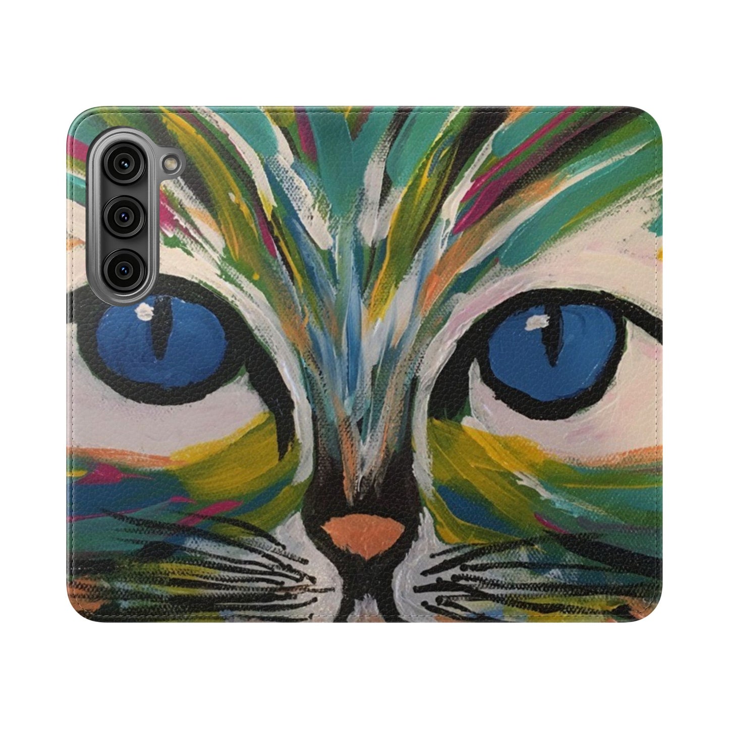 Flip Case-Blue Eyed Cat