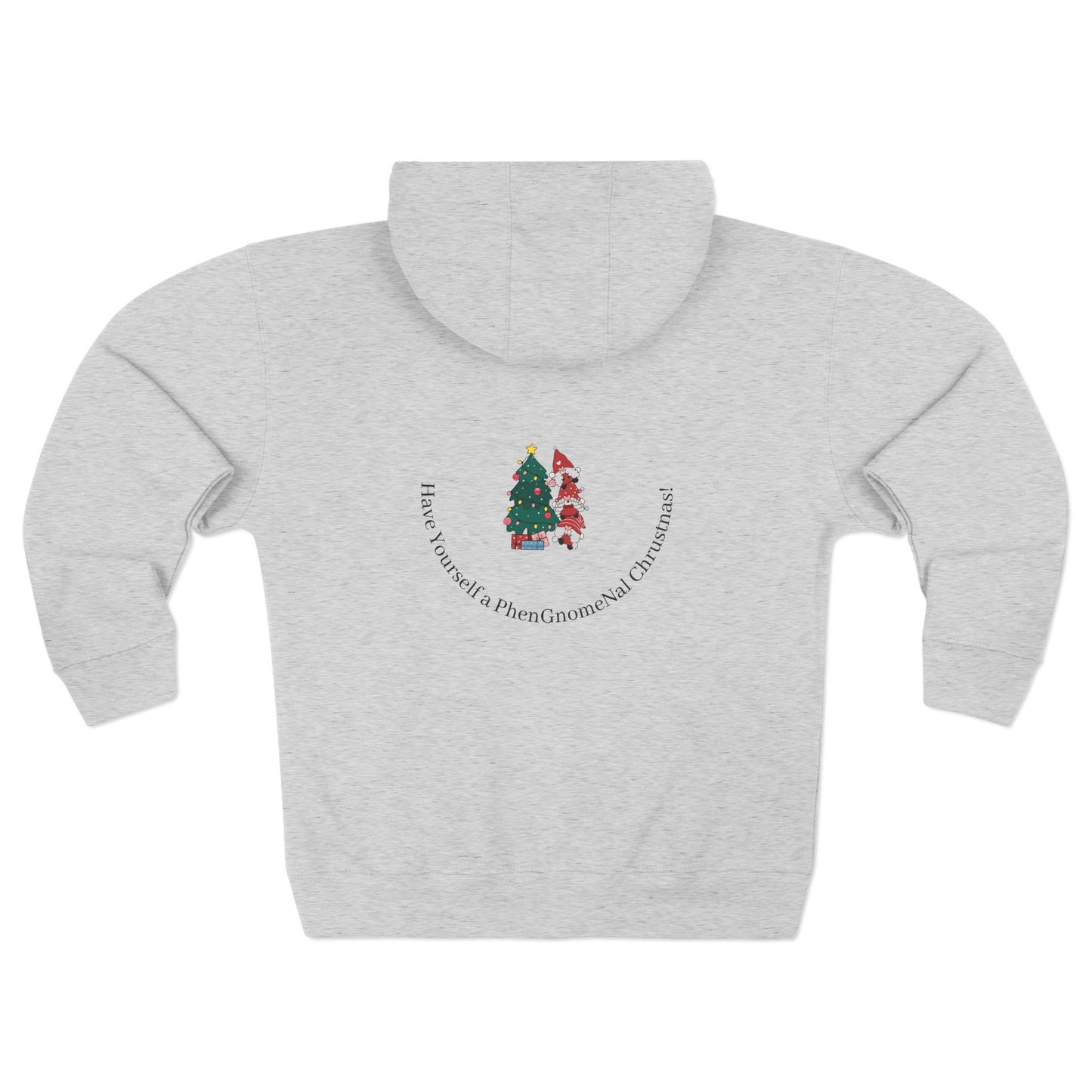 Gnomes Zip Hoodie - PhenGnomeNal Christmas Design