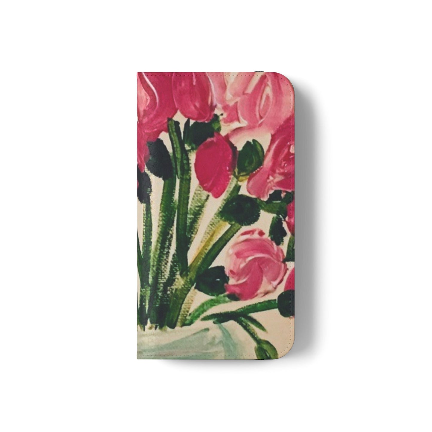 Flip Case-Pink Tulips